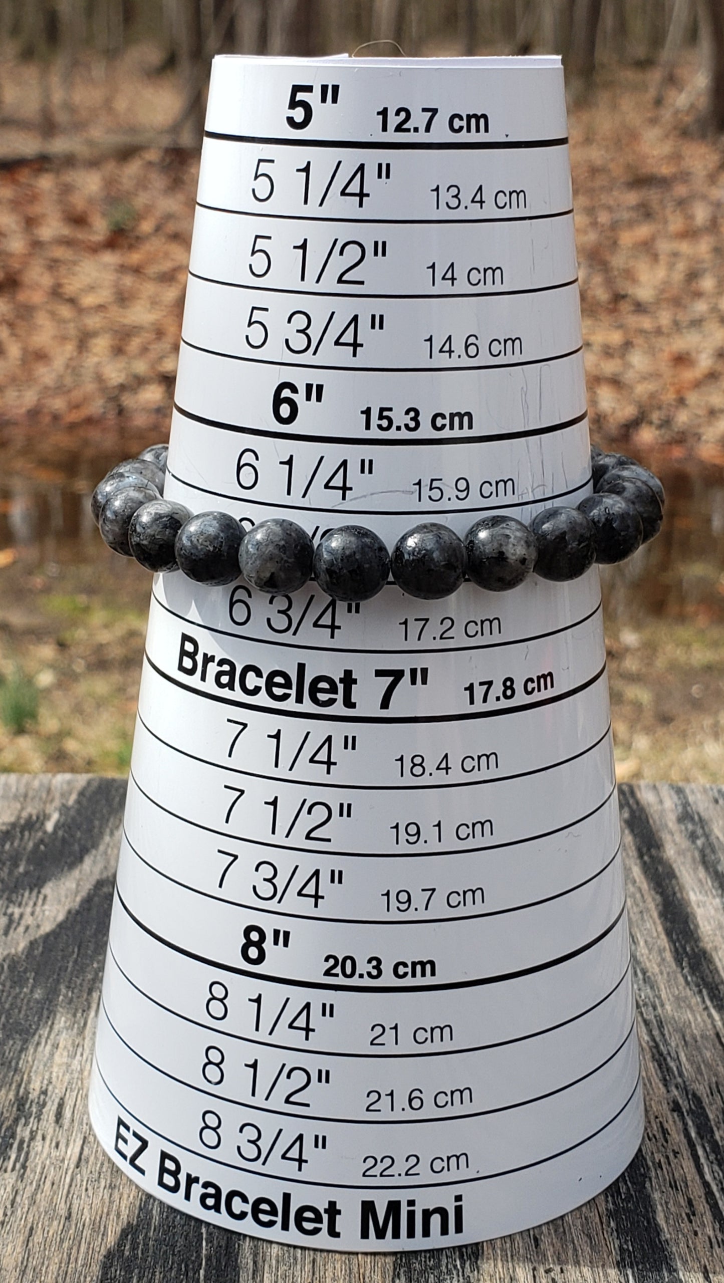 Larvikite Stretch Bracelet Item JL17