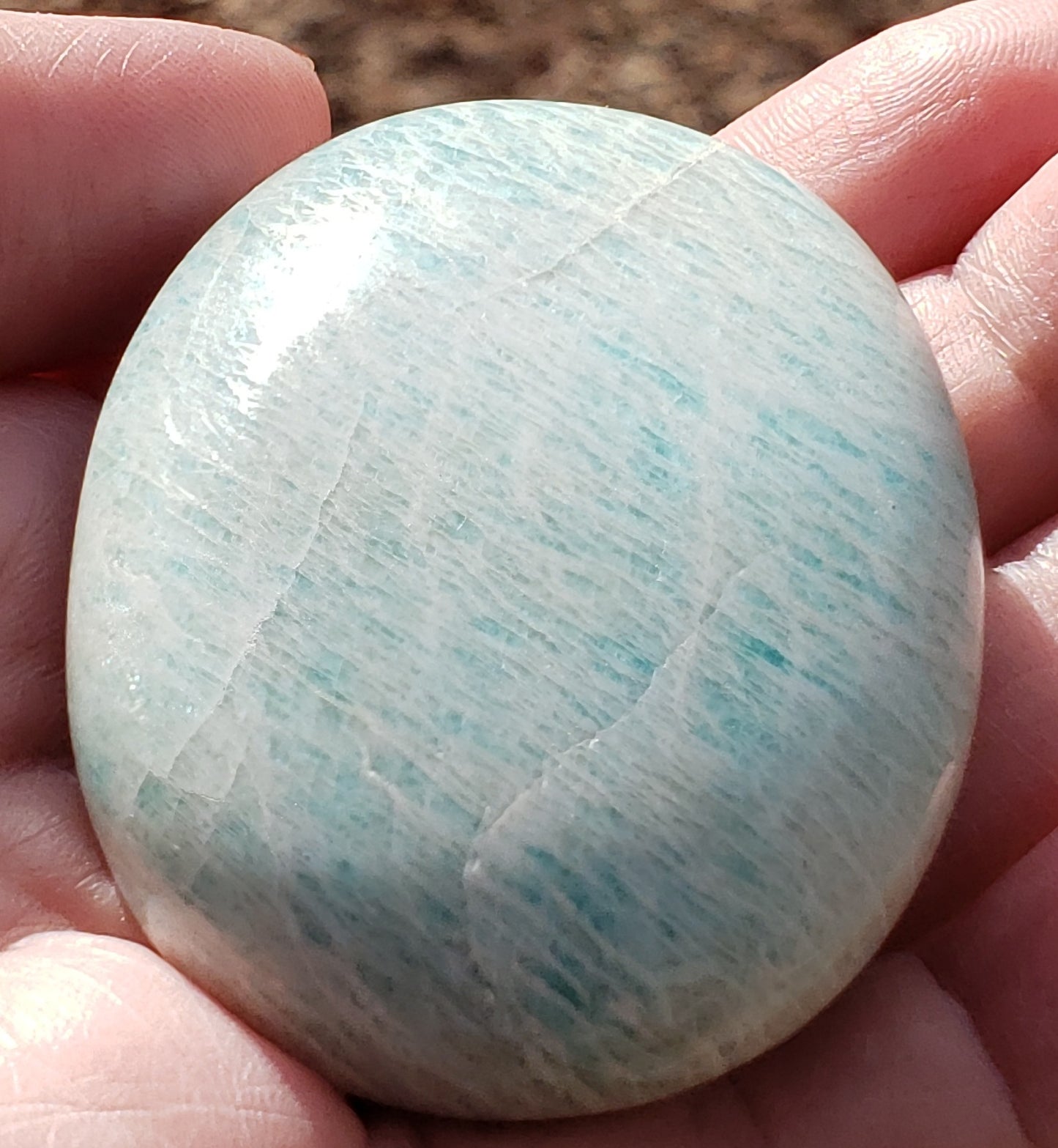 Amazonite Palm Stone PS05