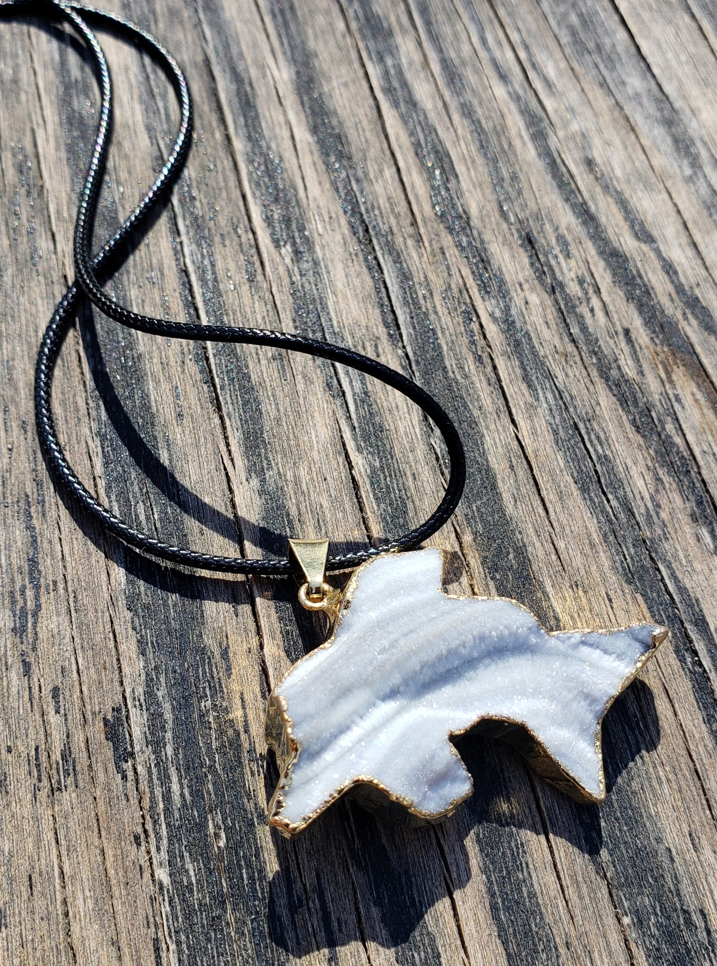 Druzy Dolphin Necklace ItemJL129