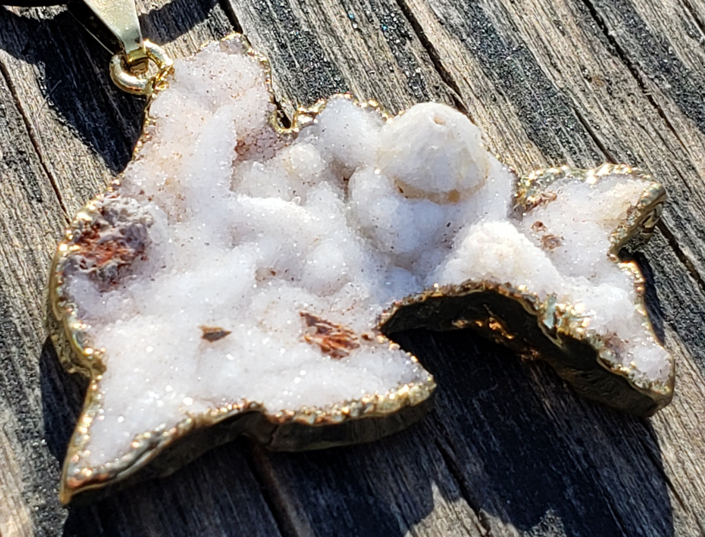 Druzy Dolphin Necklace ItemJL133