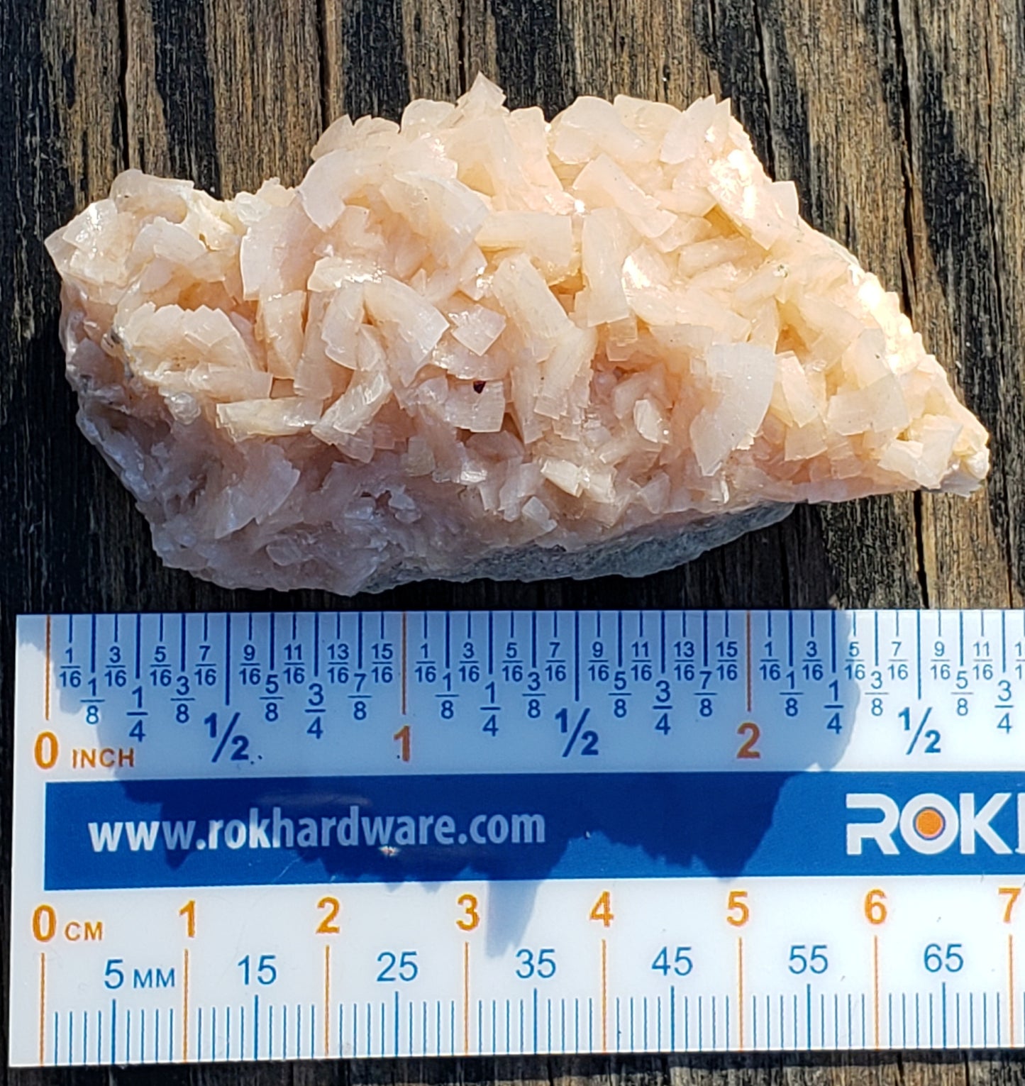 Pink Dolomite with Chalcopyrite Specimen SP139