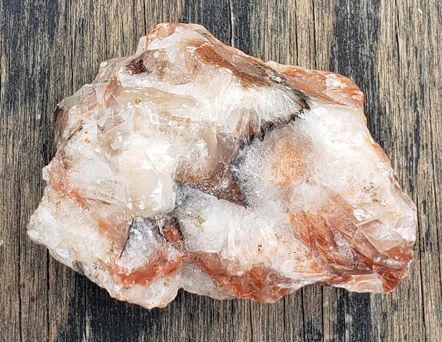 Tri Color Calcite Rough Rock UV Reactive ItemRR143