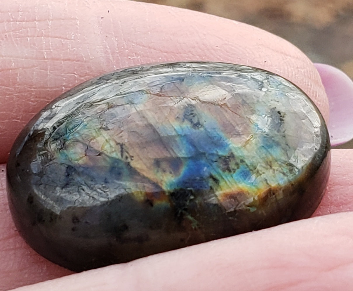 Spectrolite Labradorite Cabachon CB62