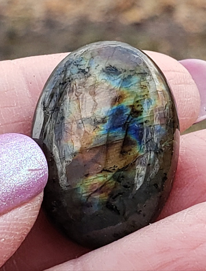 Spectrolite Labradorite Cabachon CB62
