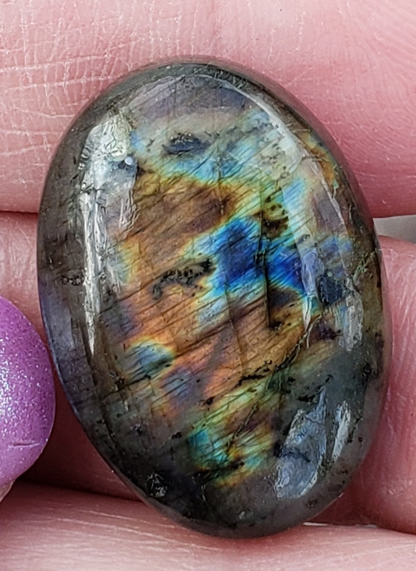 Spectrolite Labradorite Cabachon CB62