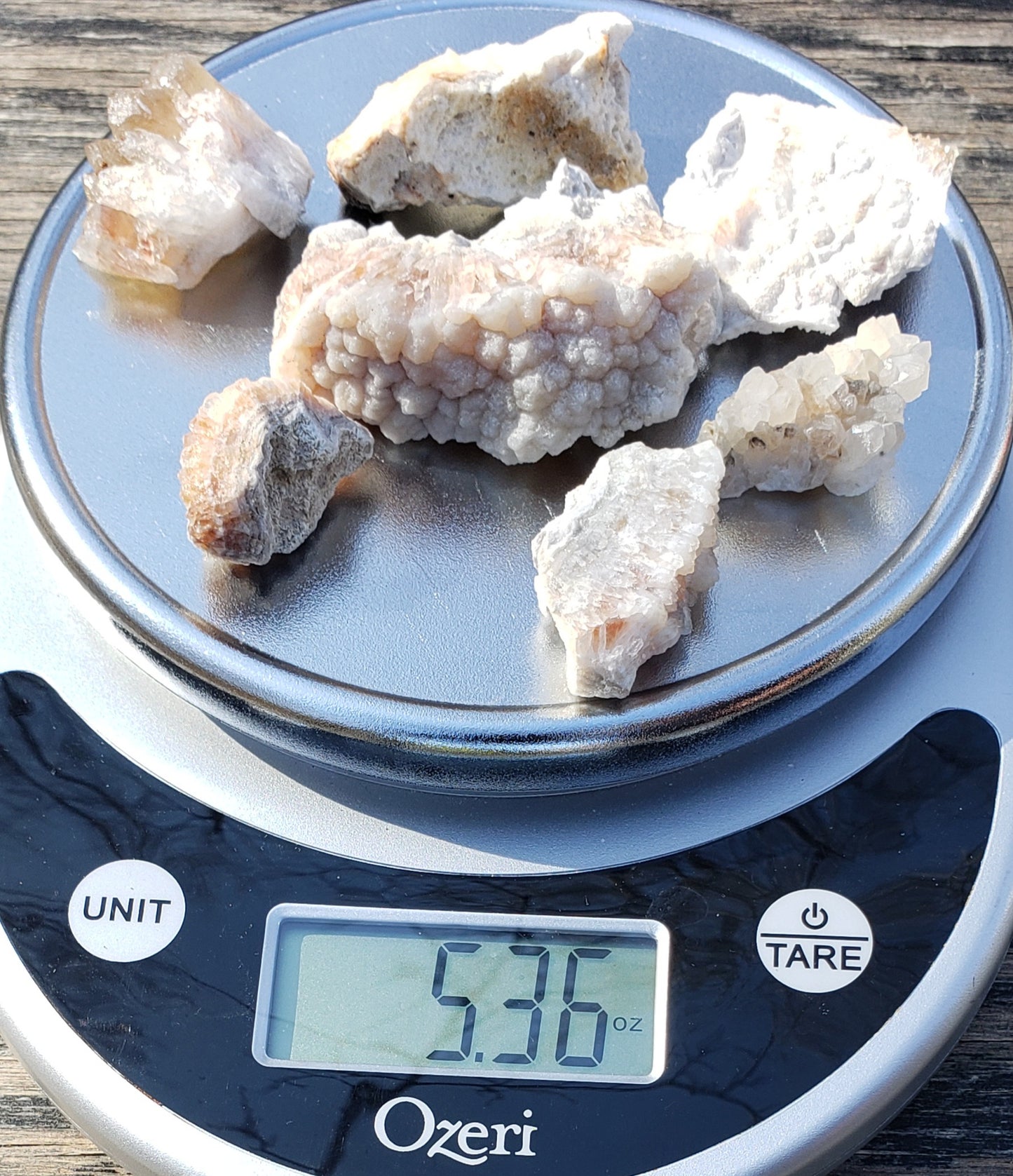 Quartz Crystal Druzy Druse, Missouri, 7 pieces DR180