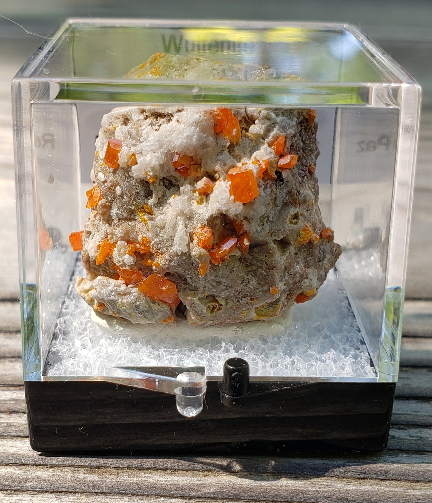 Wulfenite, Red Cloud Mine Arizona, UV Reactive, SP232