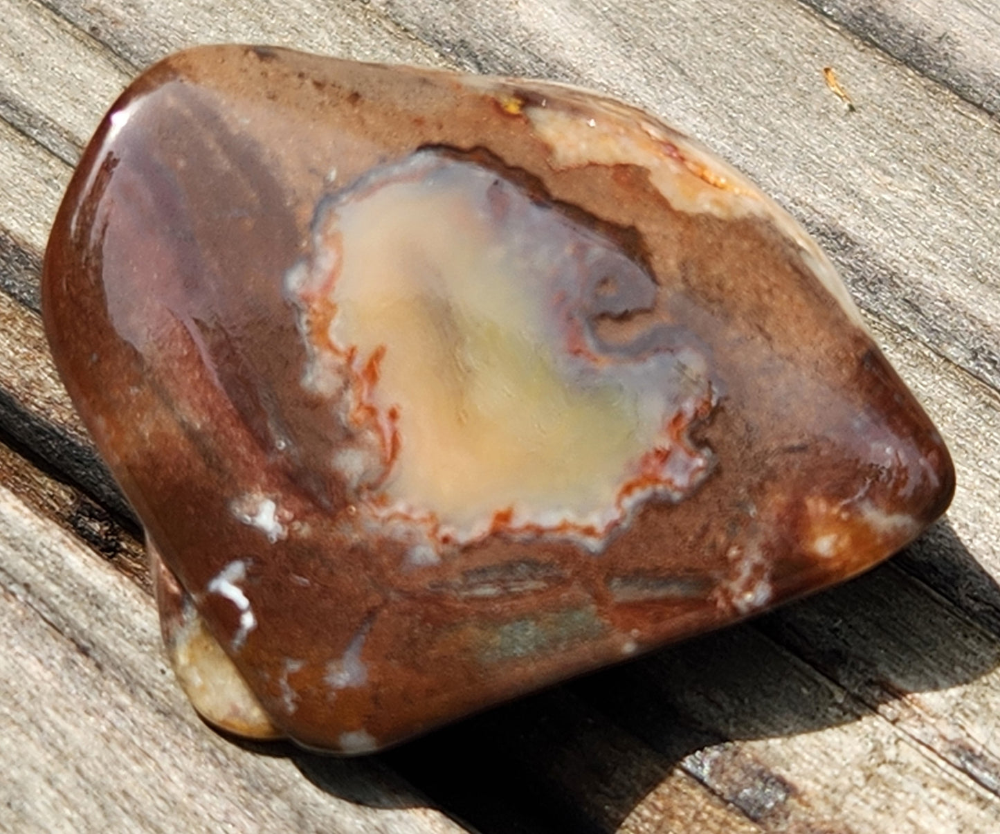 Tumbled Banded Agate, Self Tumbled, ItemTA269