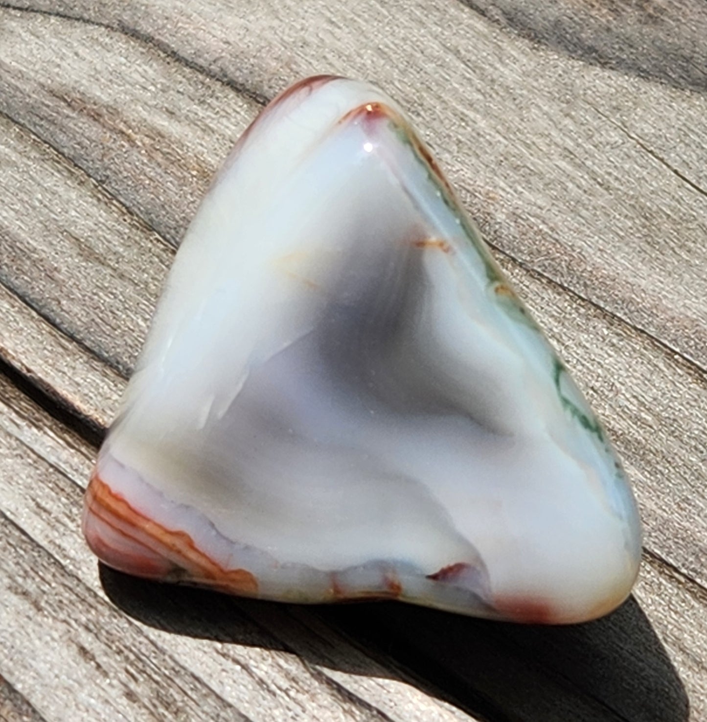 Tumbled Banded Agate, Self Tumbled, ItemTA267