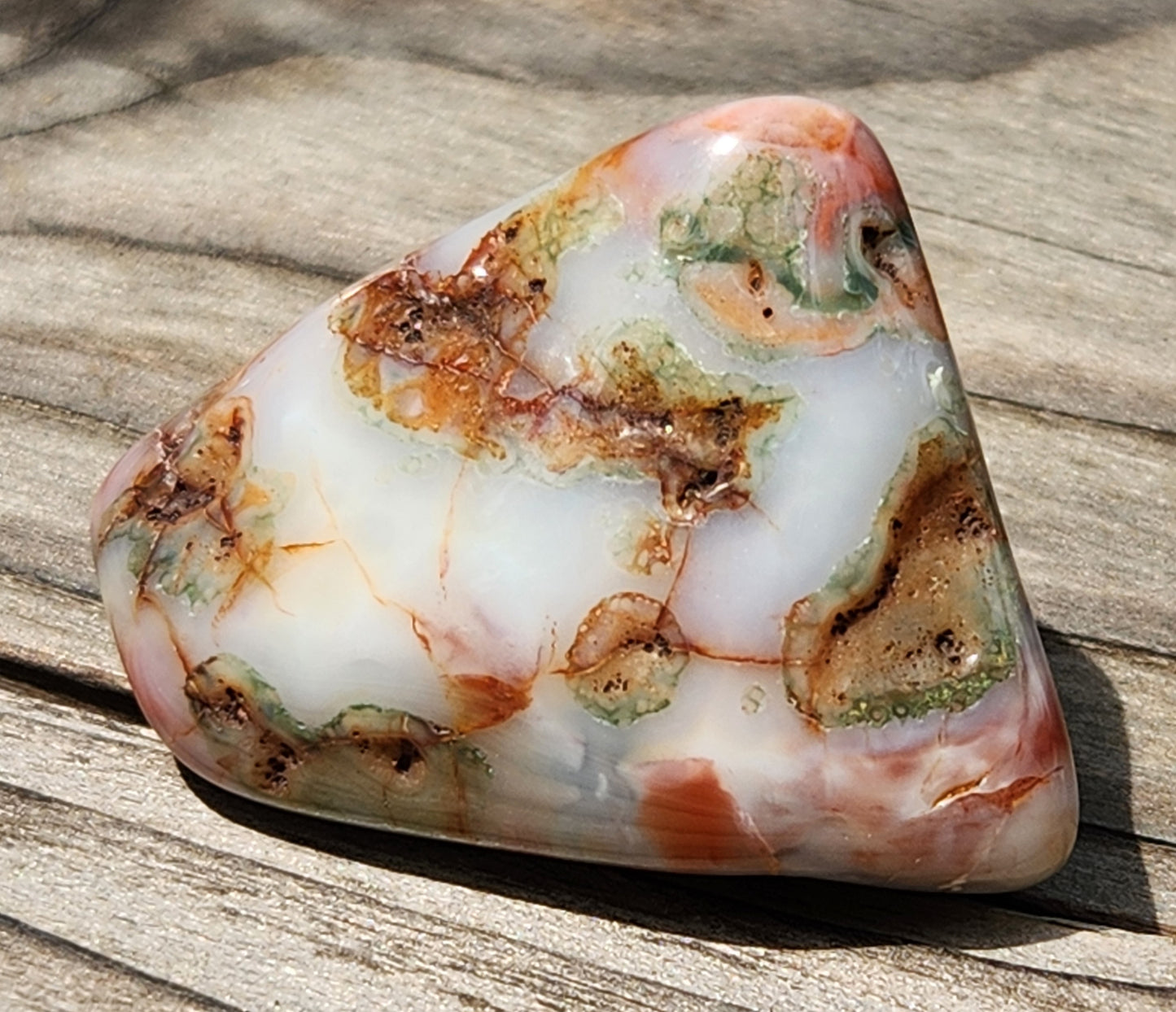 Tumbled Banded Agate, Self Tumbled, ItemTA267
