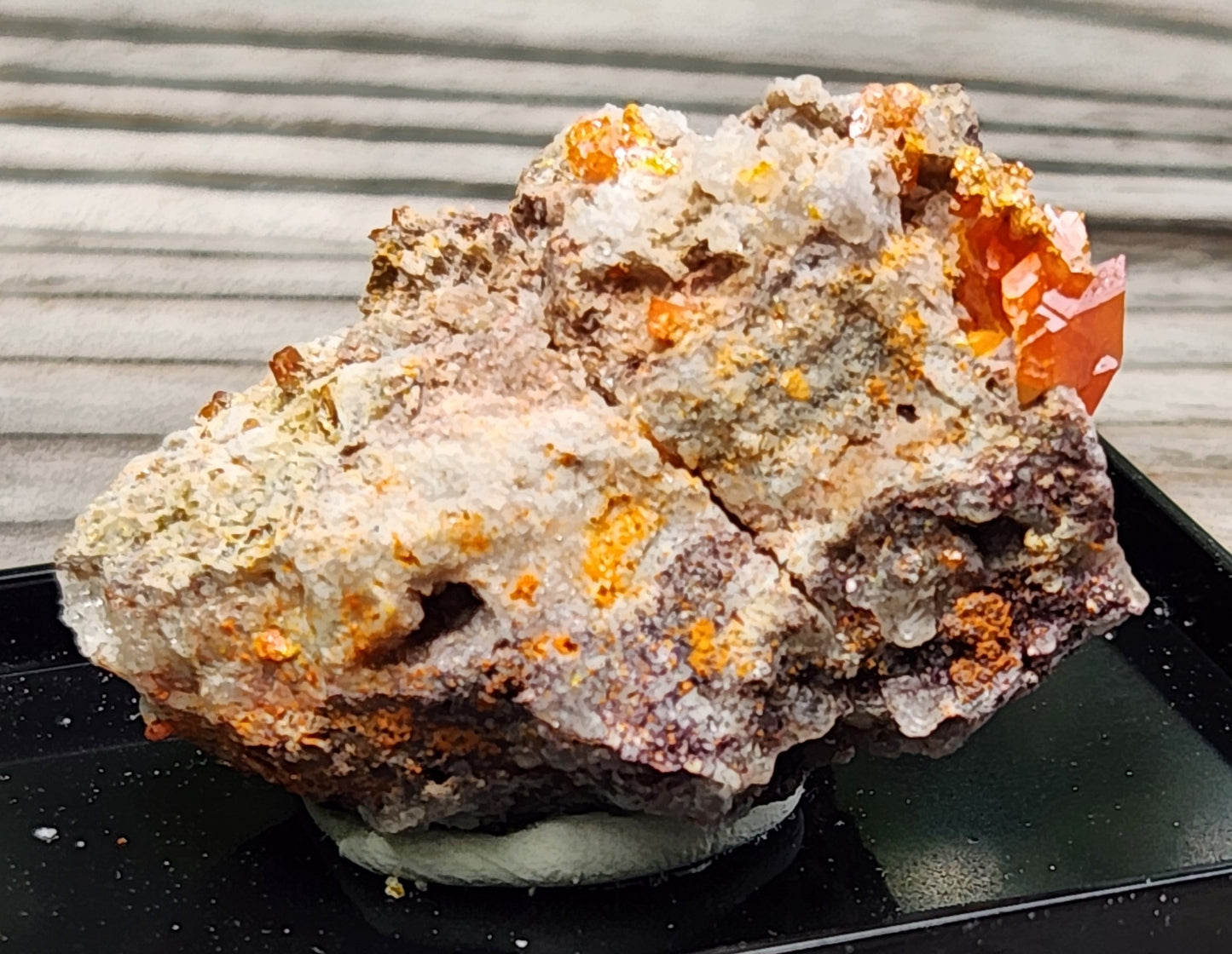 Wulfenite, Red Cloud Mine Arizona, UV Reactive, ItemSP244