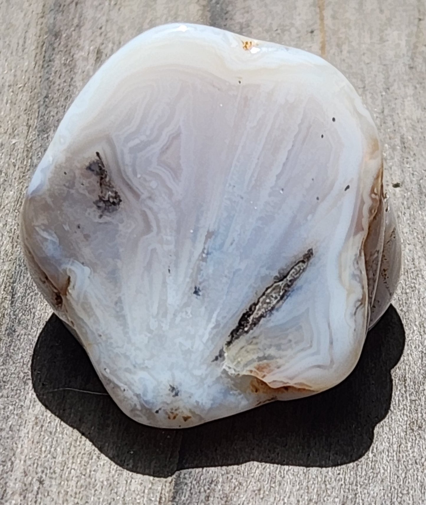 Tumbled Banded Agate, Self Tumbled, ItemTA271