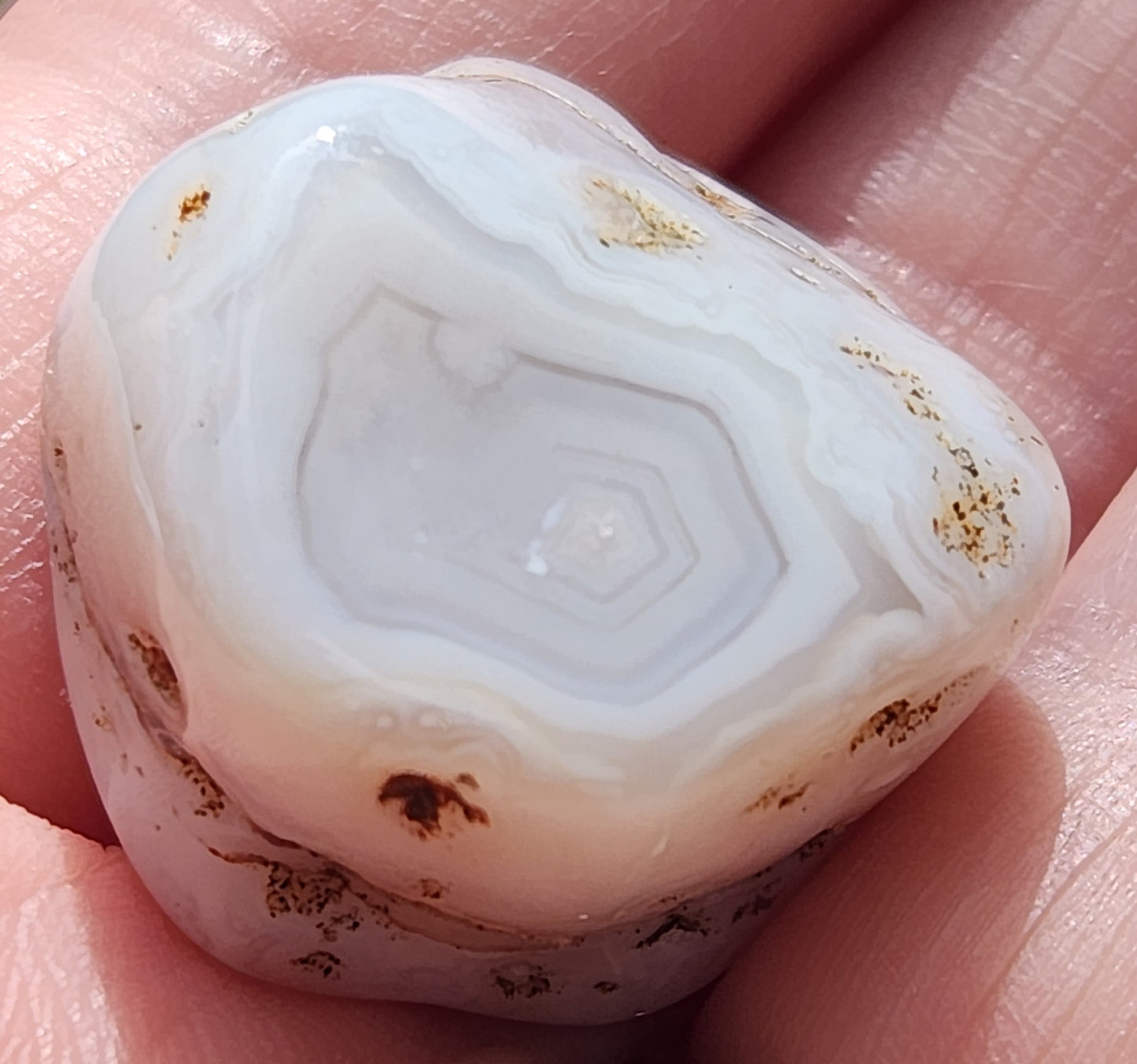Tumbled Banded Agate, Self Tumbled, ItemTA271