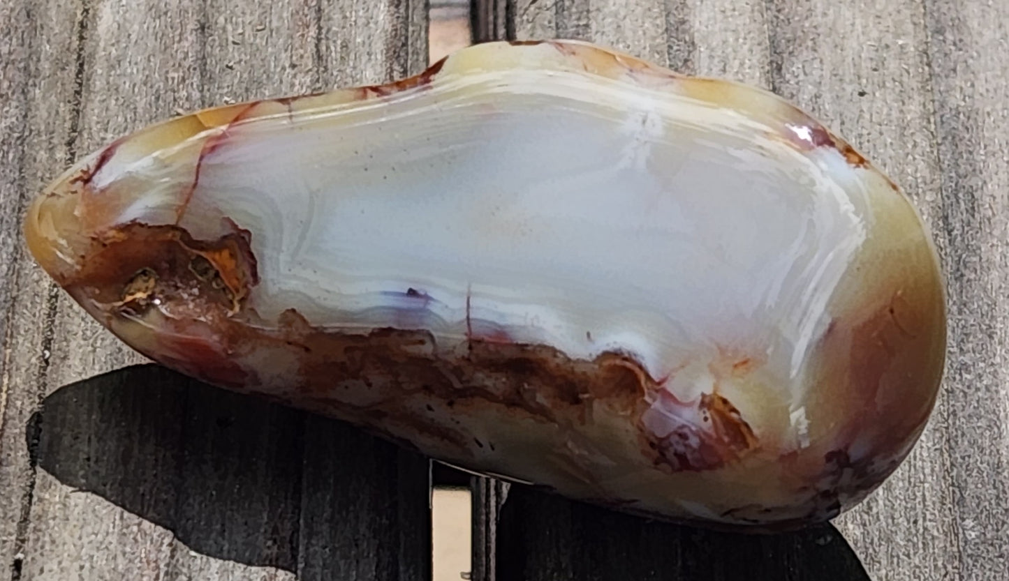 Tumbled Banded Agate, Self Tumbled, ItemTA276