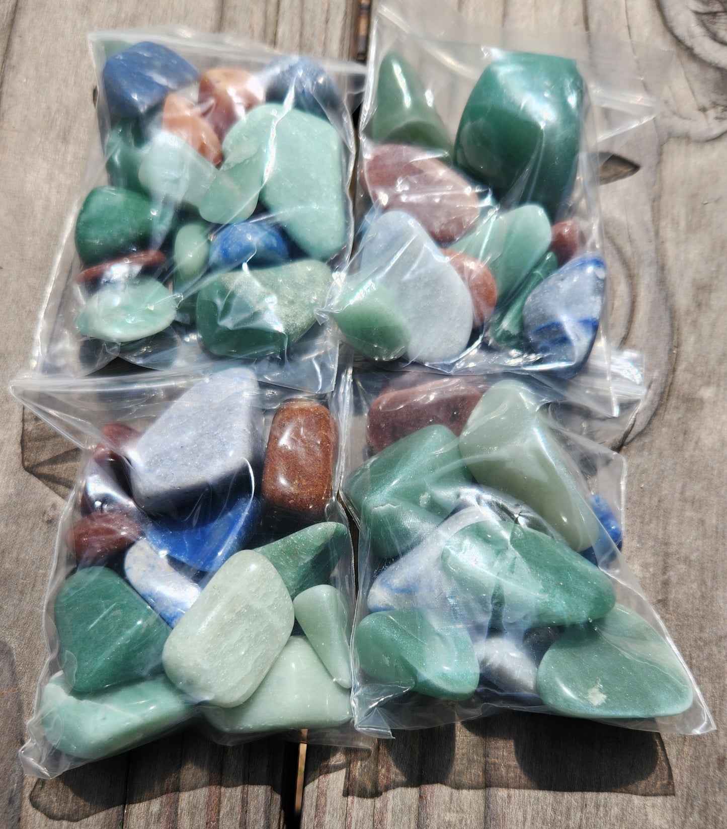 Aventurine Tumbled Stones, 5 Oz Bag Self Tumbled, ItemTS003