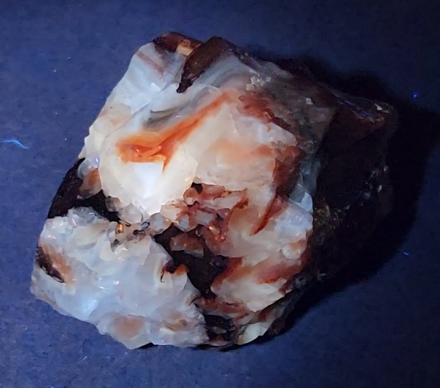 Tri Color Calcite Rough Rock UV Reactive ItemRR145