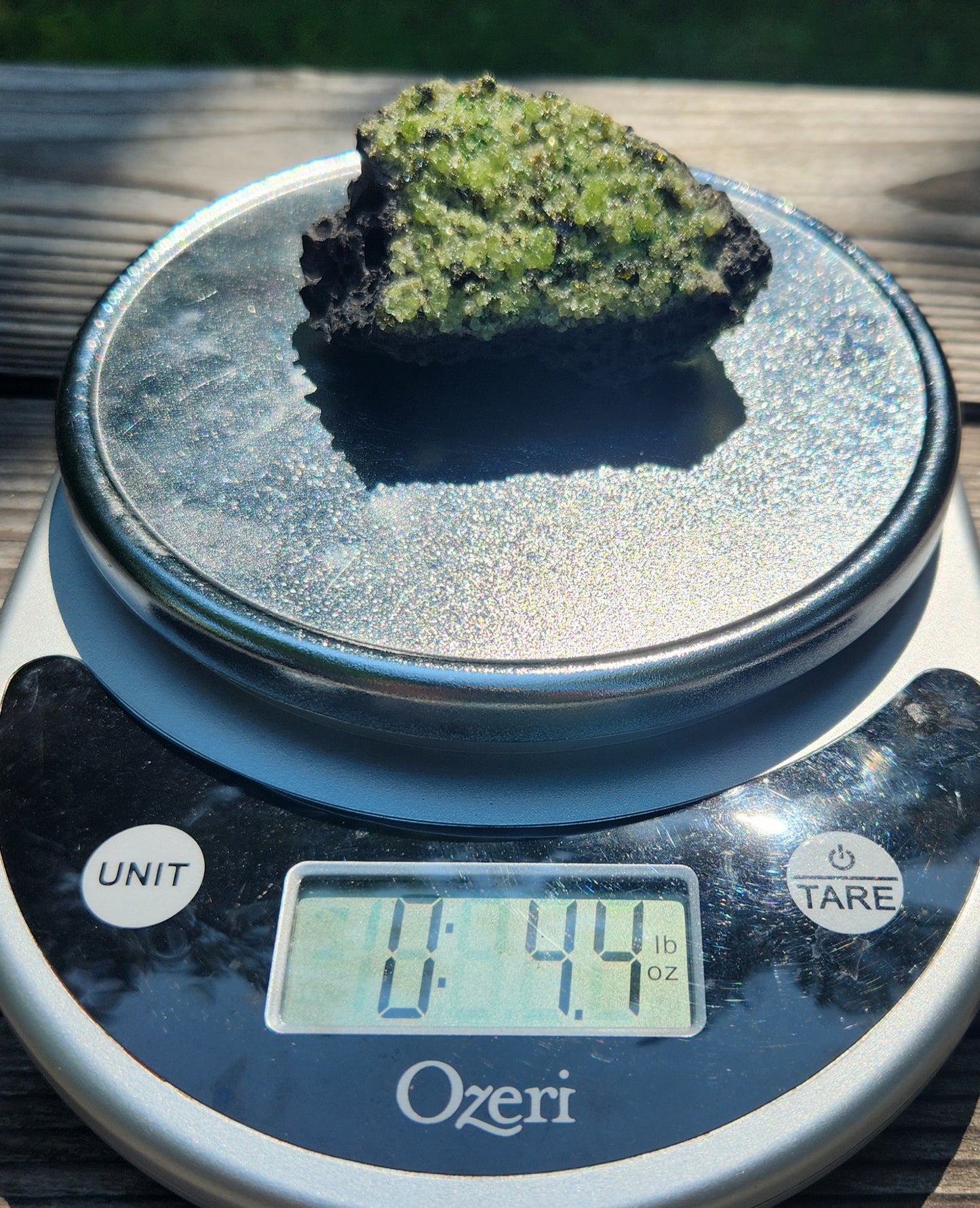 Peridot Olivine on Basalt Specimen ItemSP313