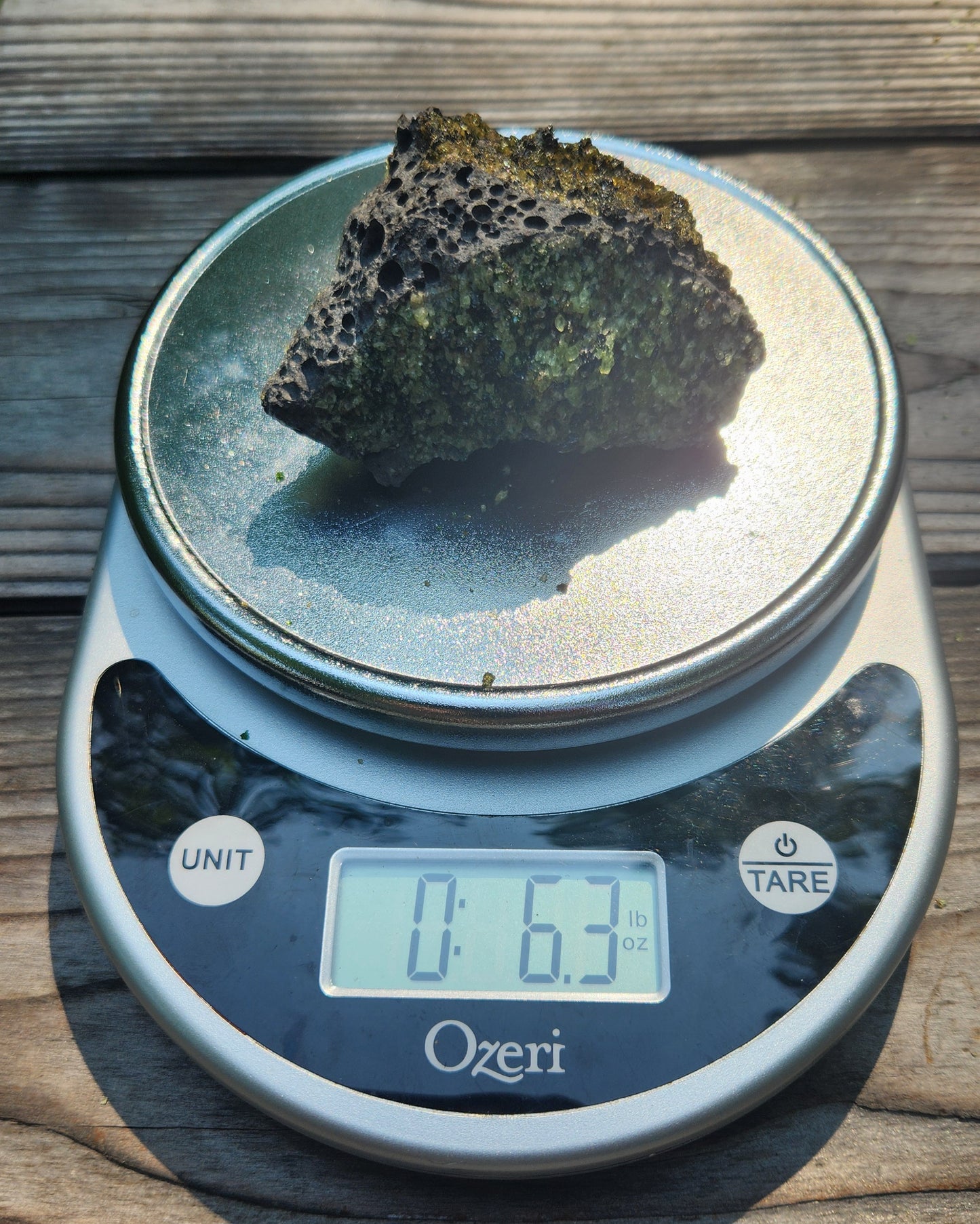 Peridot Olivine on Basalt Specimen ItemSP315