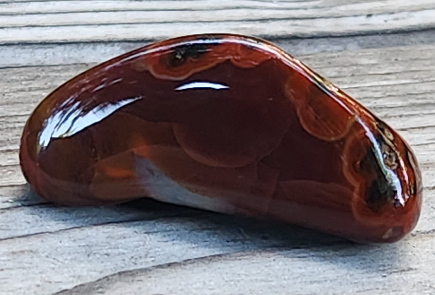 Tumbled Banded Agate, Self Tumbled, Item TA335