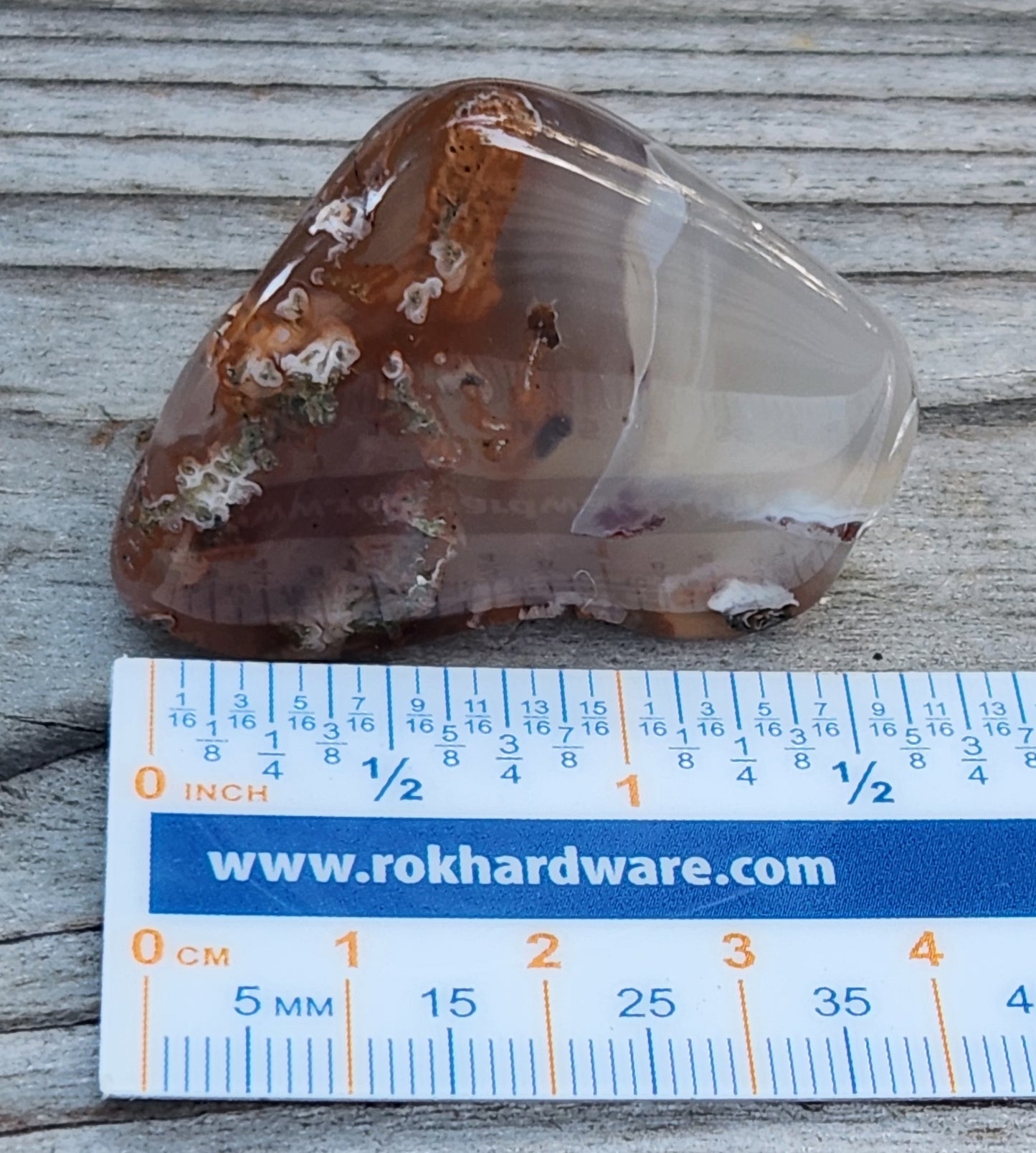 Tumbled Banded Agate, Self Tumbled, Item TA337