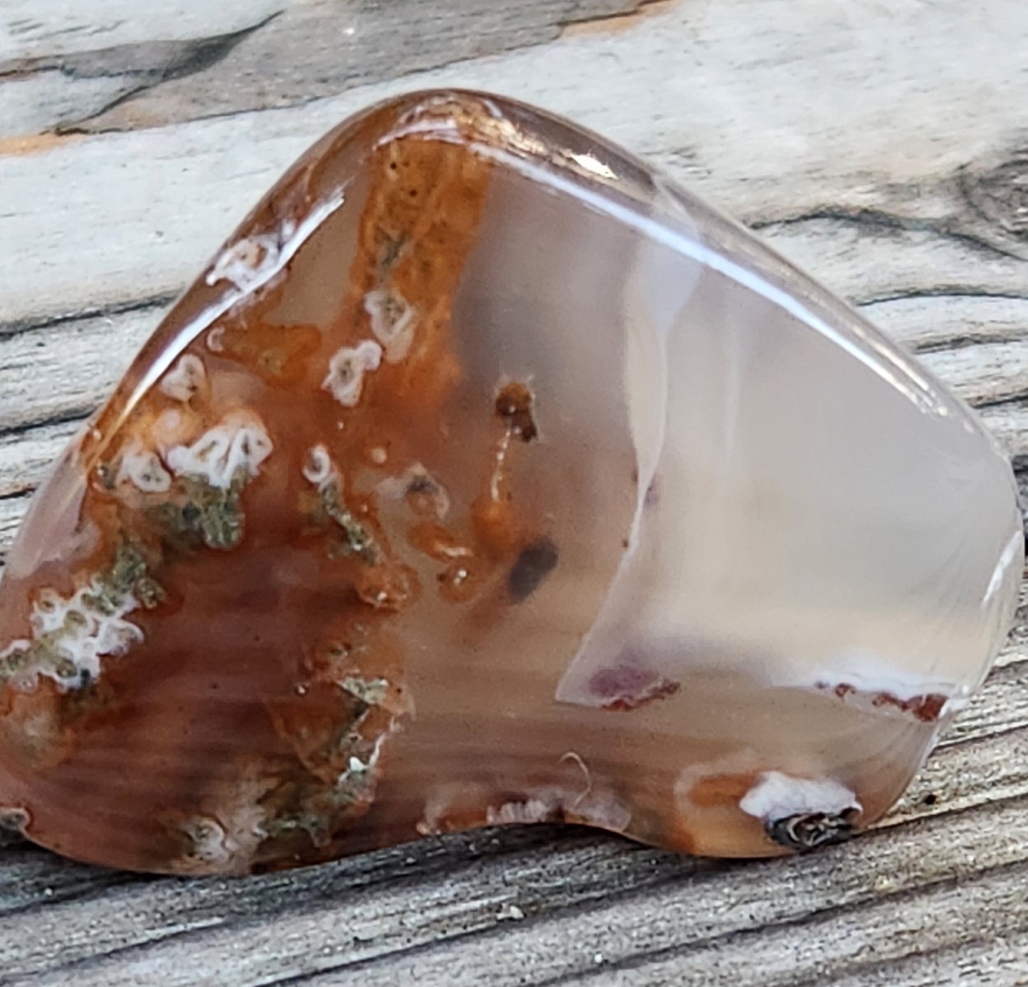 Tumbled Banded Agate, Self Tumbled, Item TA337