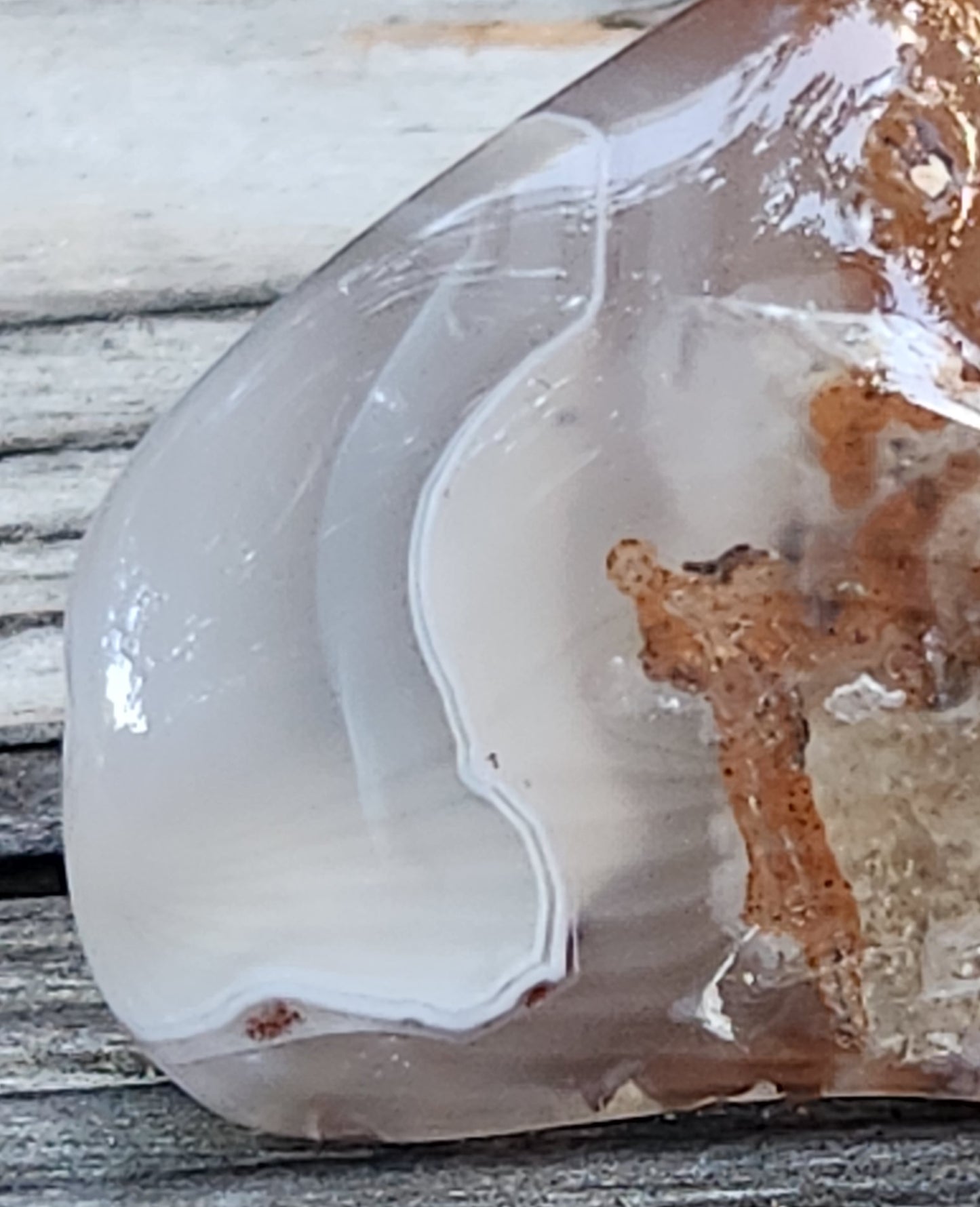 Tumbled Banded Agate, Self Tumbled, Item TA337