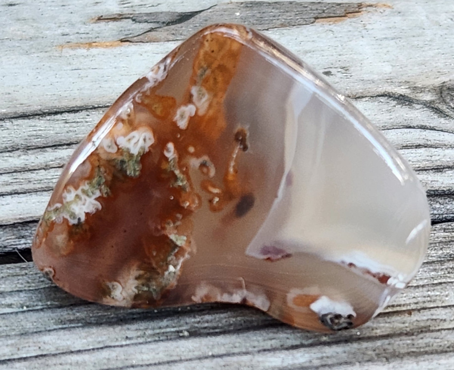 Tumbled Banded Agate, Self Tumbled, Item TA337
