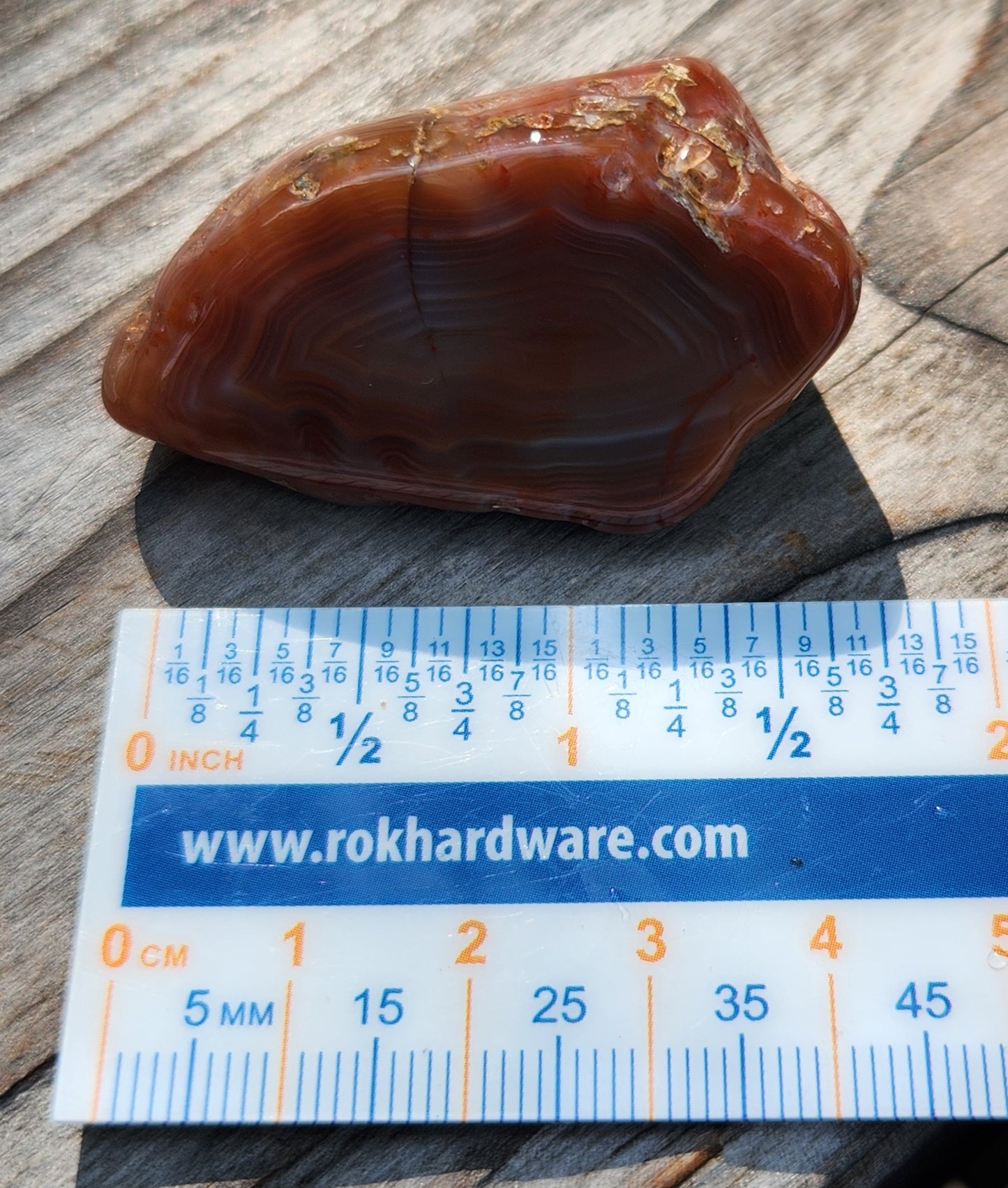 Tumbled Banded Agate, Self Tumbled, Item TA342