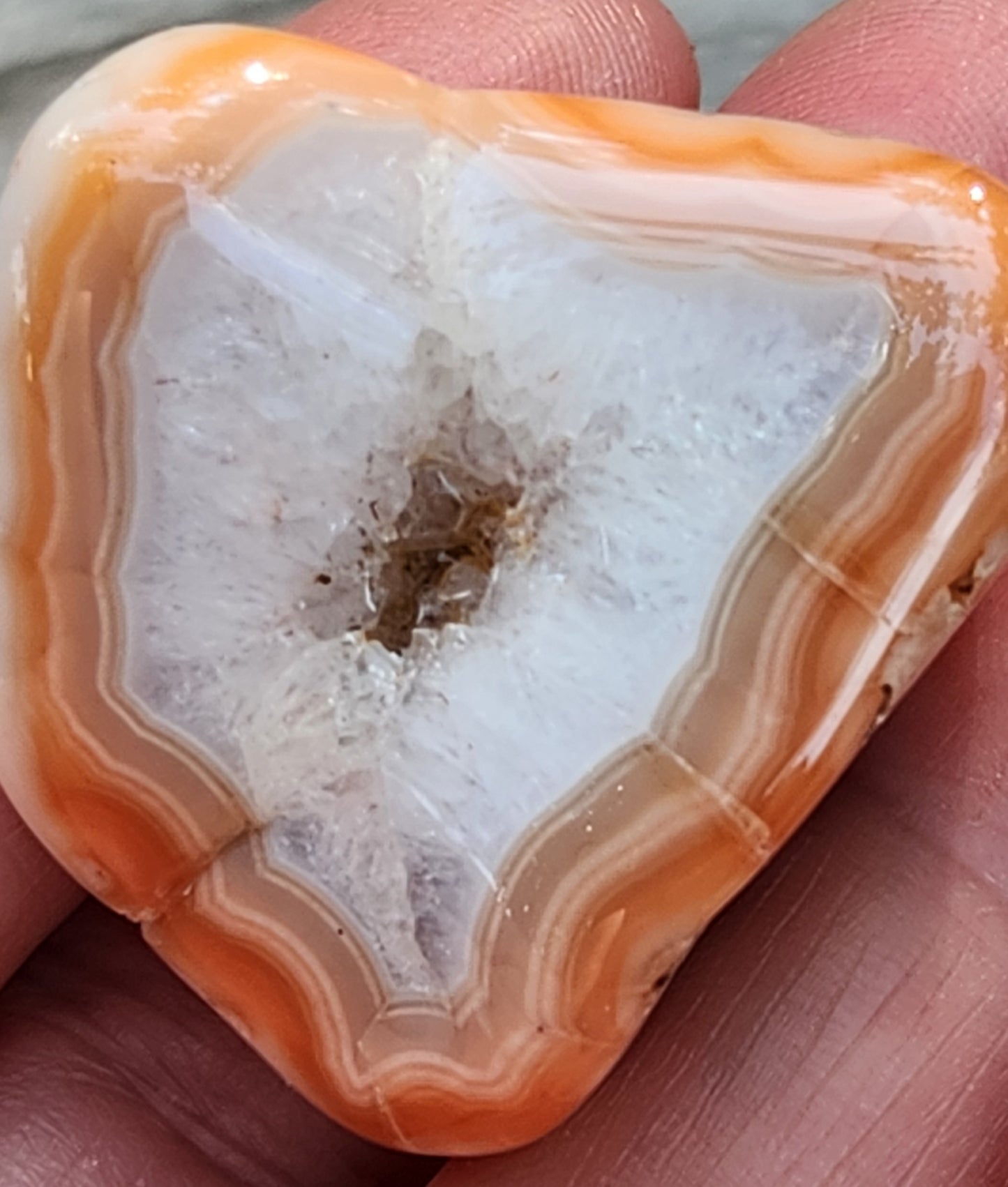 Tumbled Banded Agate, Self Tumbled, Item TA344