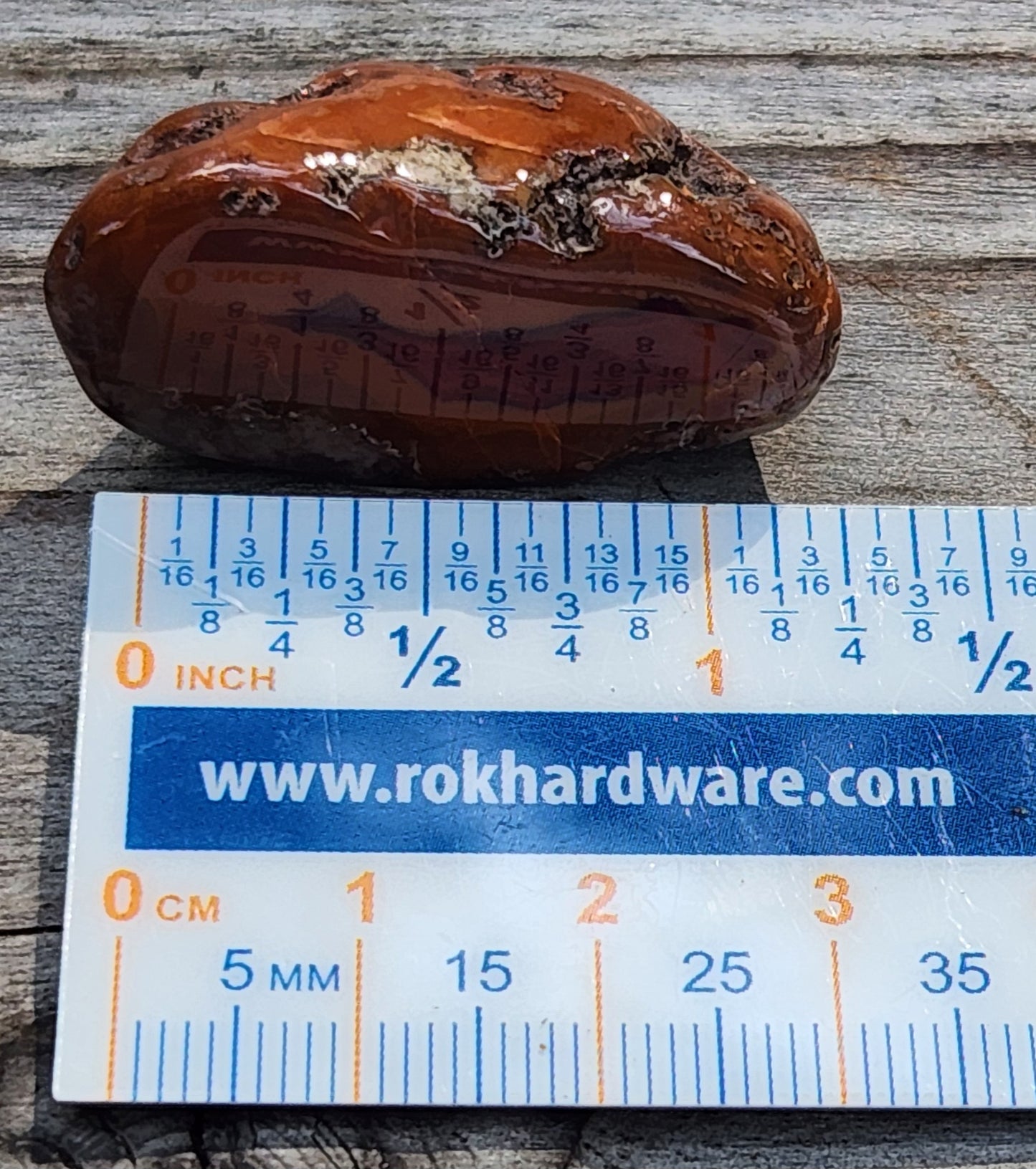 Tumbled Banded Agate, Self Tumbled, Item TA346