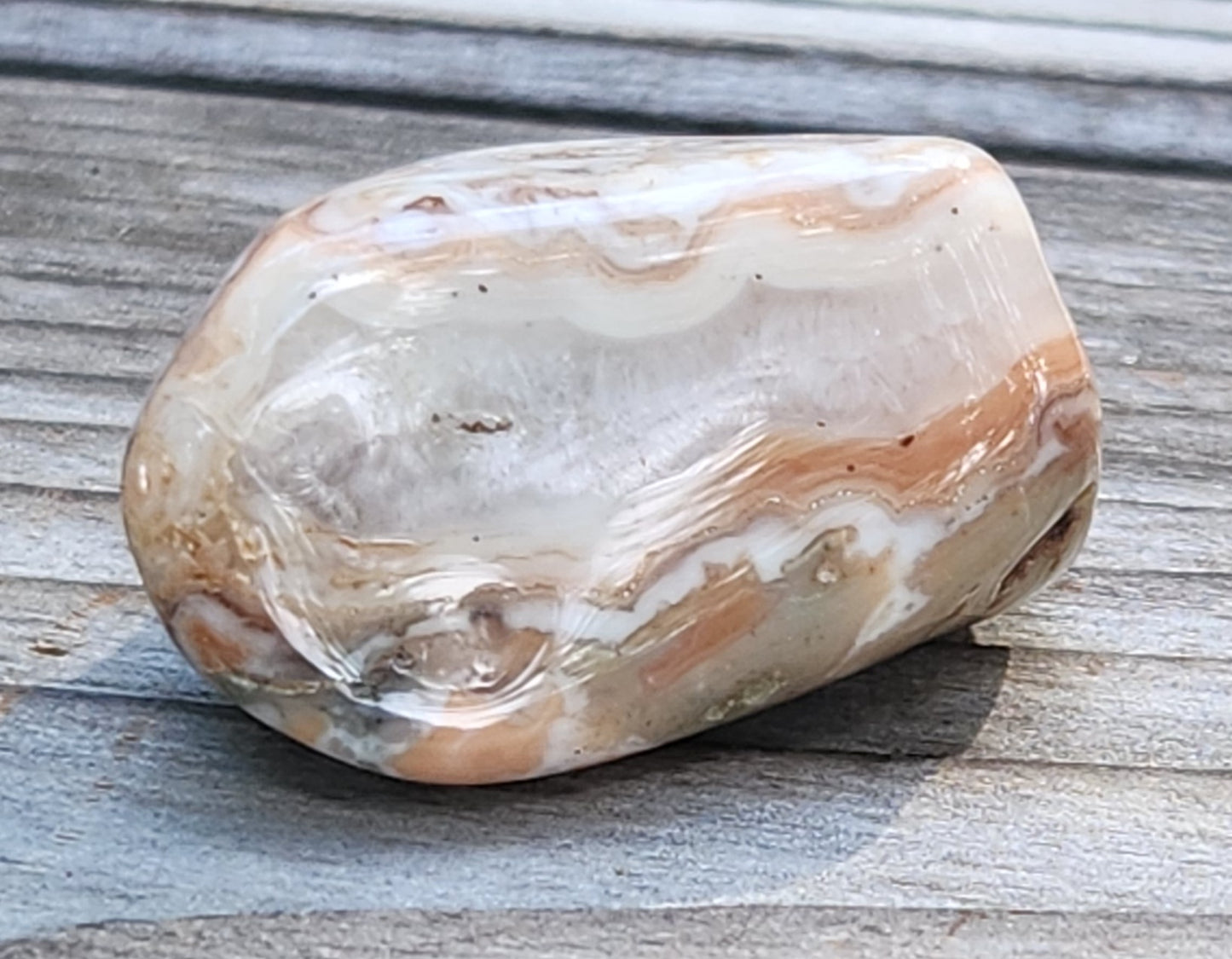 Tumbled Banded Agate, Self Tumbled, Item TA349