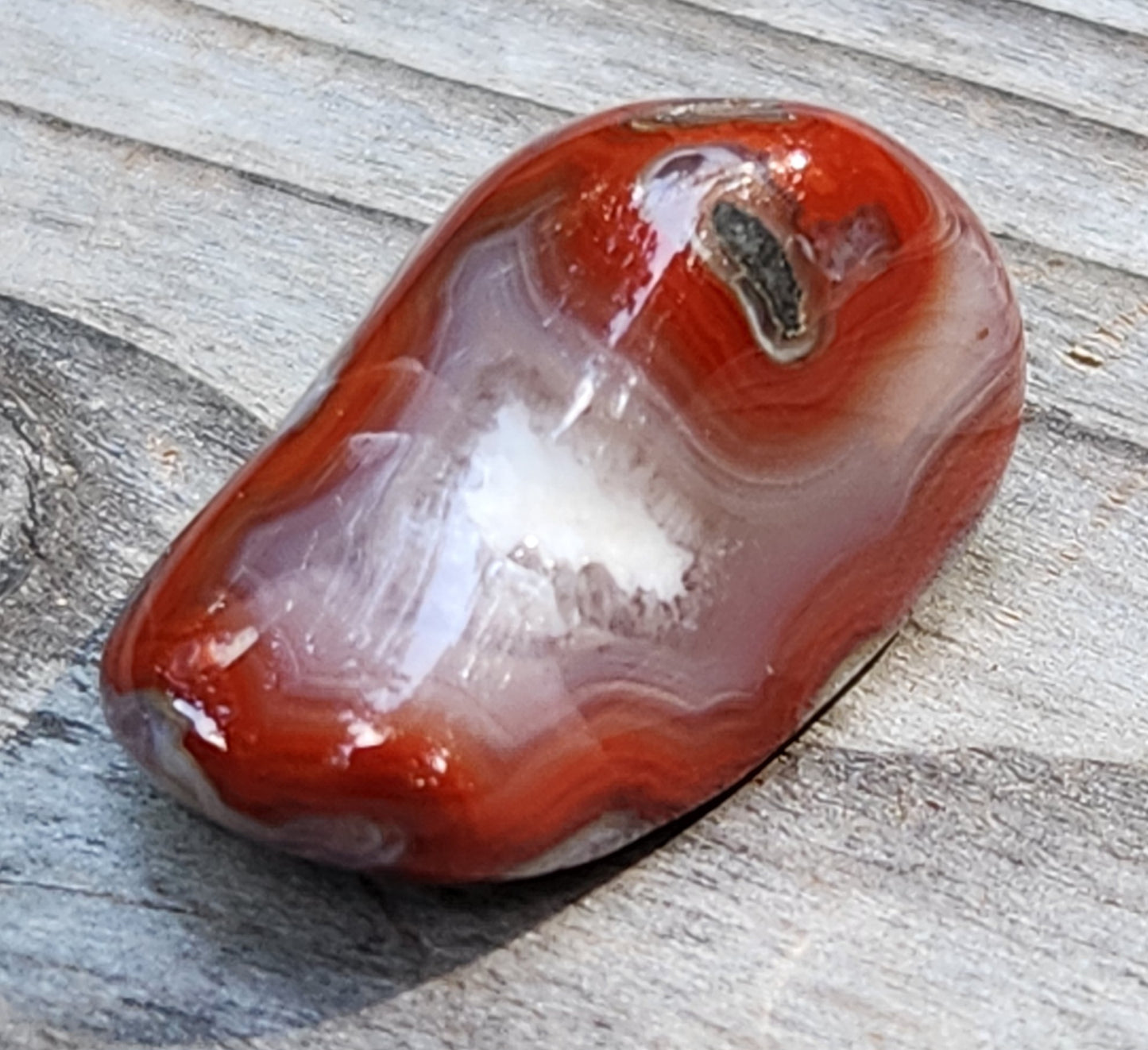 Tumbled Banded Agate, Self Tumbled, Item TA350