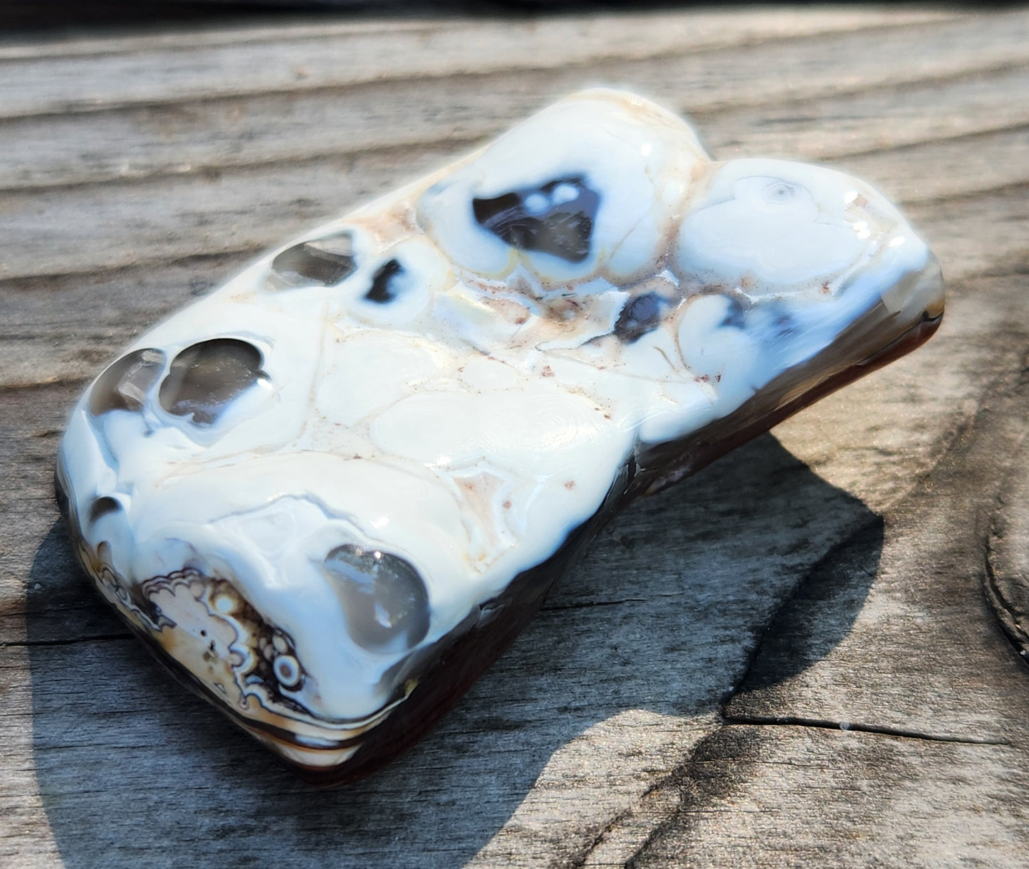 Tumbled Crazy Lace Agate, Self Tumbled, Item TA357