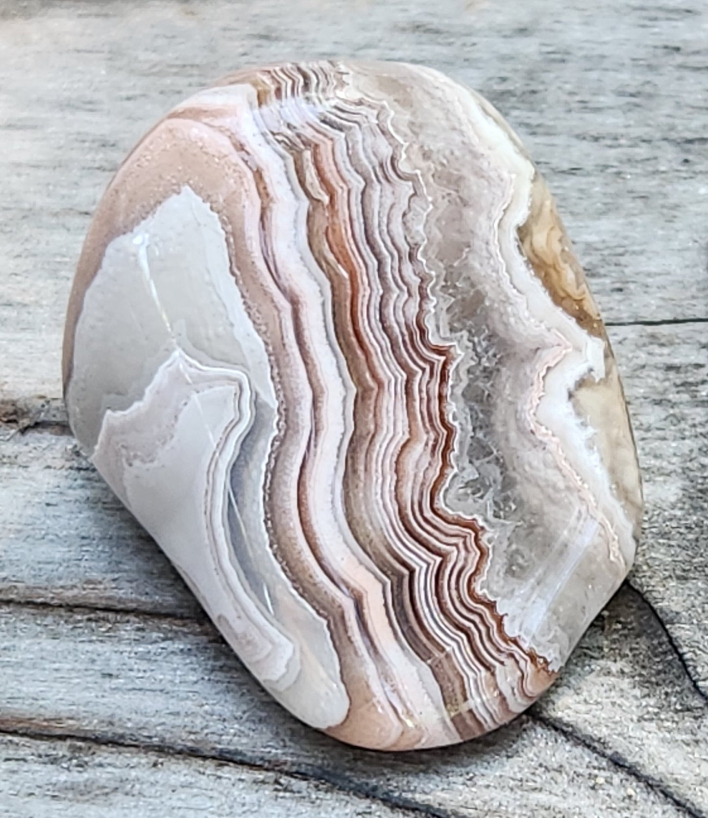 Tumbled Crazy Lace Agate, Self Tumbled, Item TA358