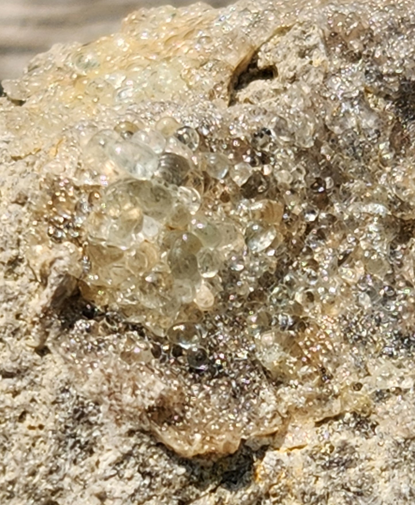Botryoidal Hyalite Opal Specimen From Utah Highly UV Reactive Item SP404