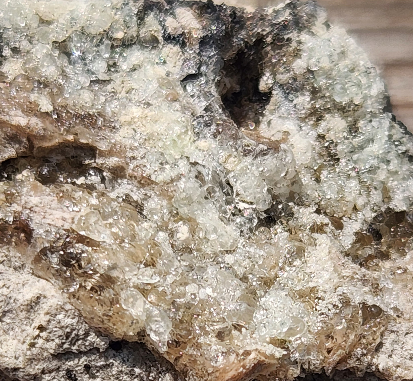 Botryoidal Hyalite Opal Specimen From Utah Highly UV Reactive Item SP405