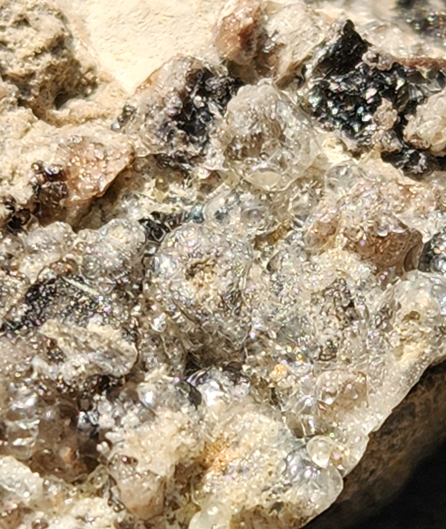Botryoidal Hyalite Opal Specimen From Utah Highly UV Reactive Item SP411