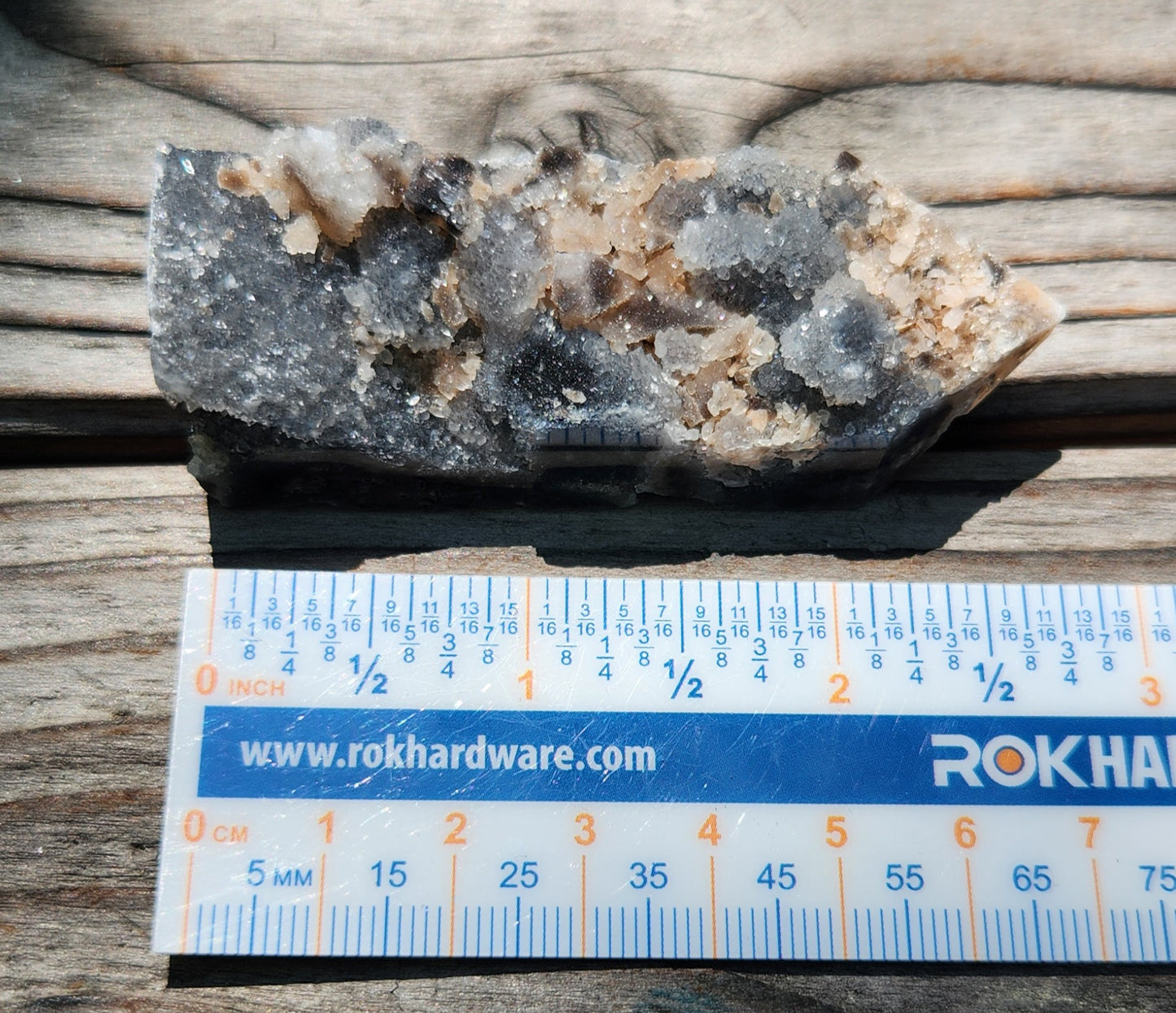 Black Sphalerite Druzy Tower Obelisk Item TW422