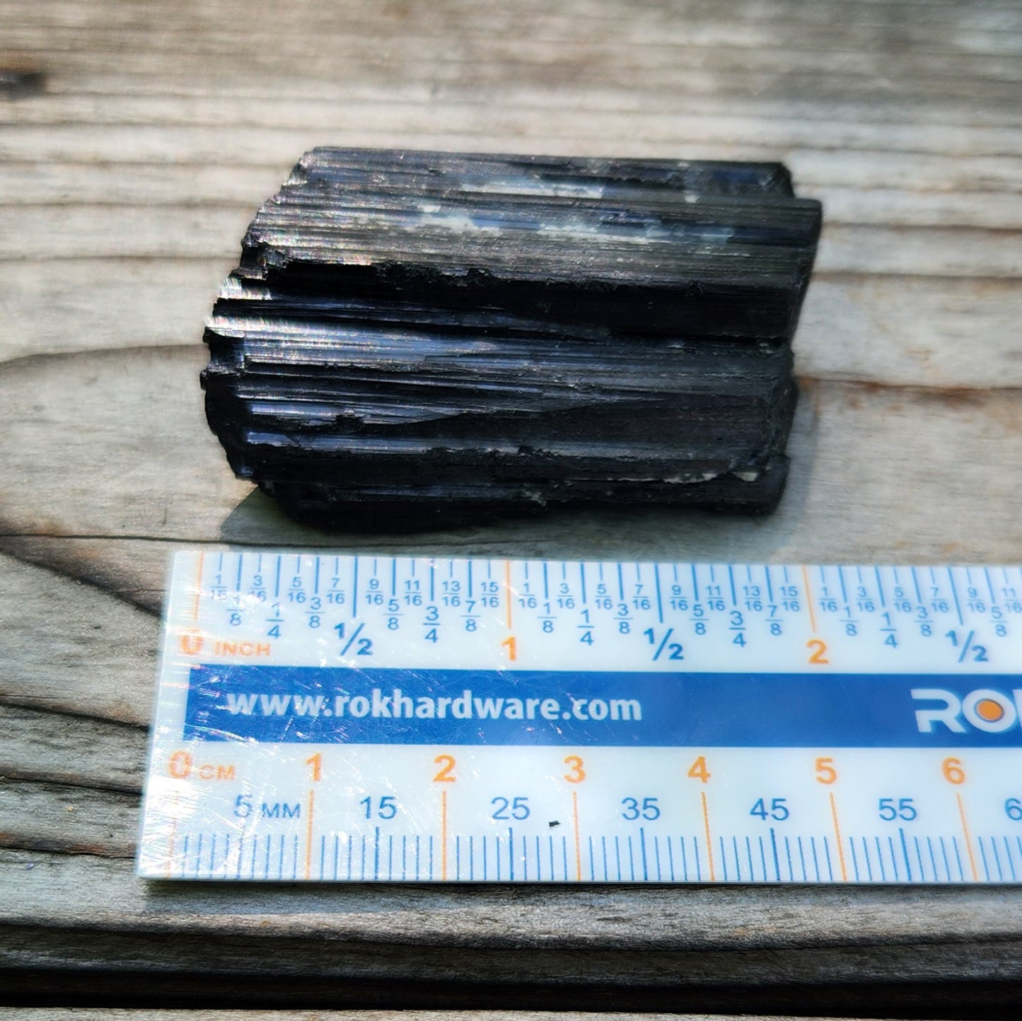 Raw Black Tourmaline Crystal Item RC424