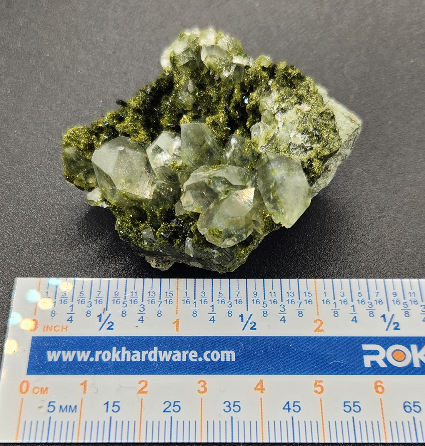 High Grade Forest Epidote with Quartz (Fairy Forest Epidote) Hakkari, Turkey ItemSP469
