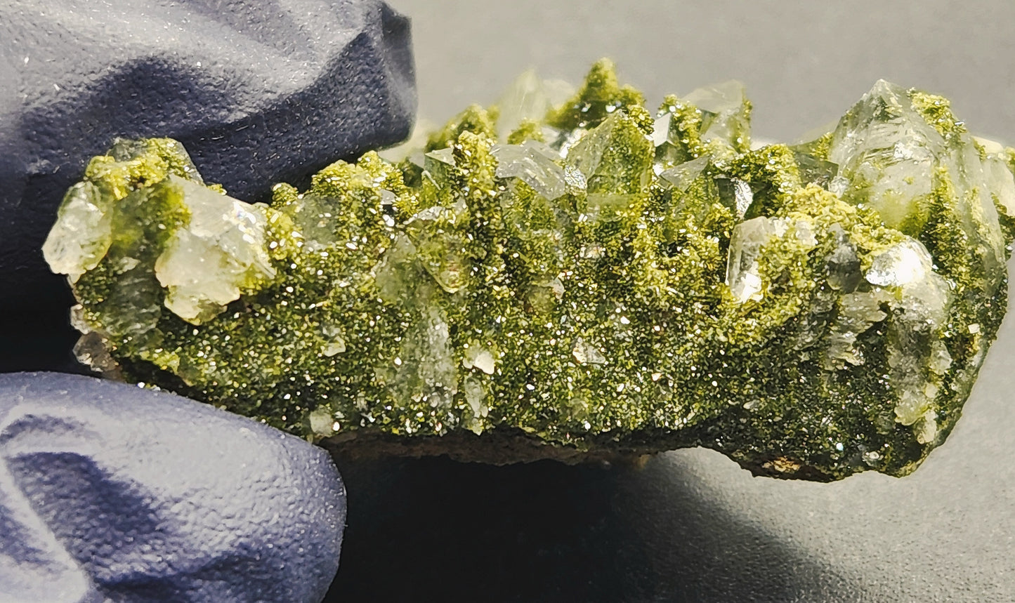 High Grade Forest Epidote with Quartz (Fairy Forest Epidote) Hakkari, Turkey ItemSP470