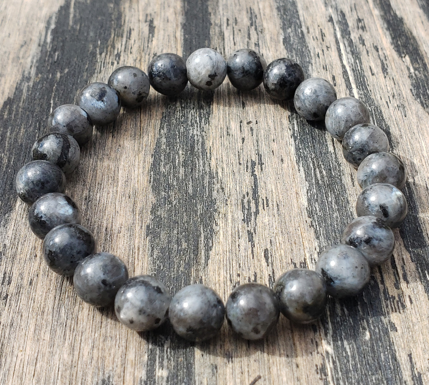 Larvikite Stretch Bracelet Item JL17