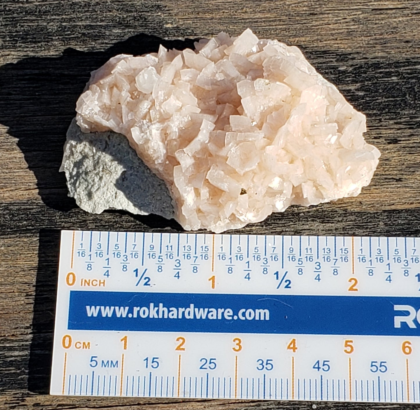 Pink Dolomite with Chalcopyrite Specimen SP140