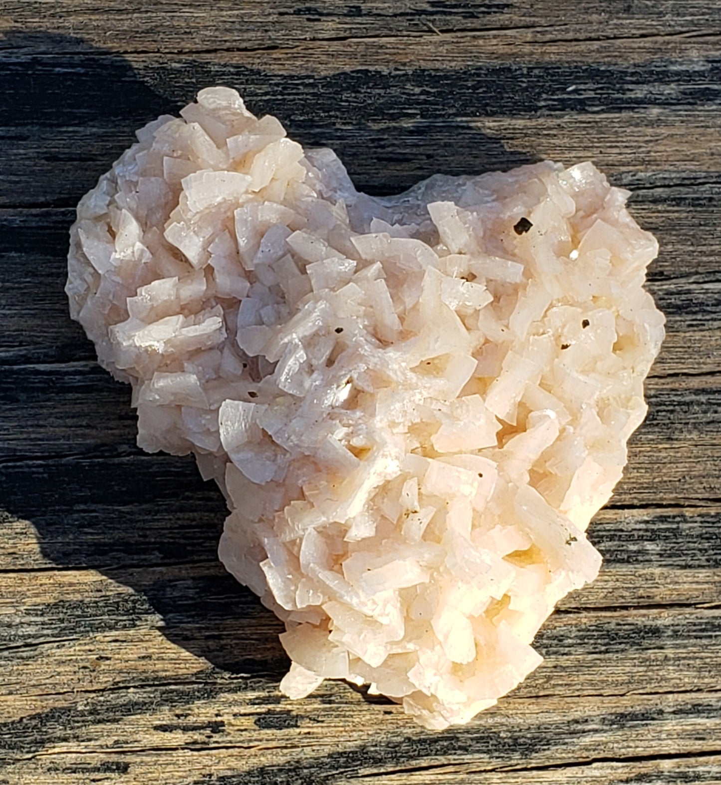 Pink Dolomite with Chalcopyrite Specimen SP142