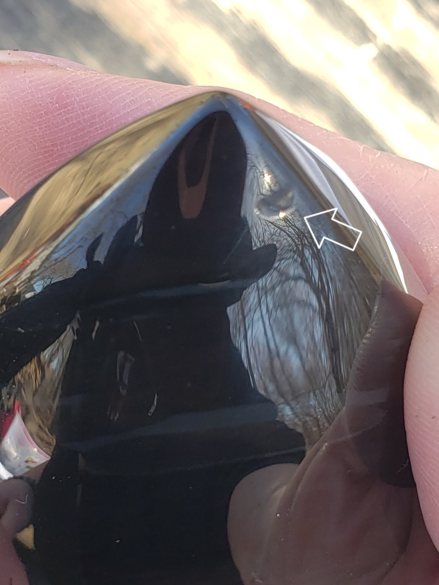 Rainbow Obsidian Flame Free Form Purple Flash ItemFF135