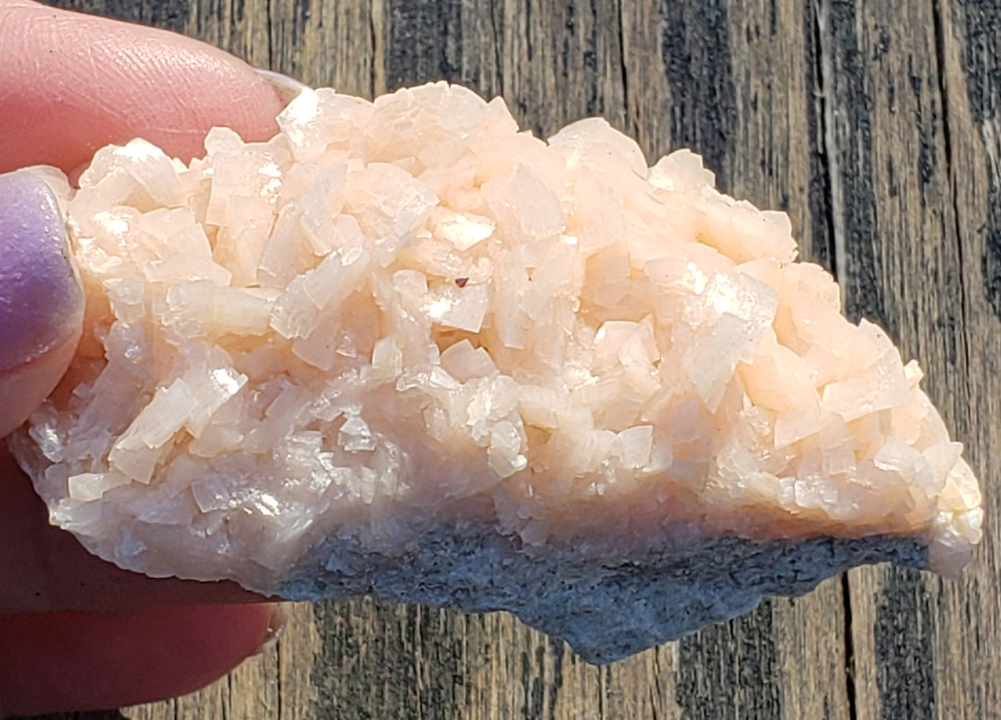 Pink Dolomite with Chalcopyrite Specimen SP139