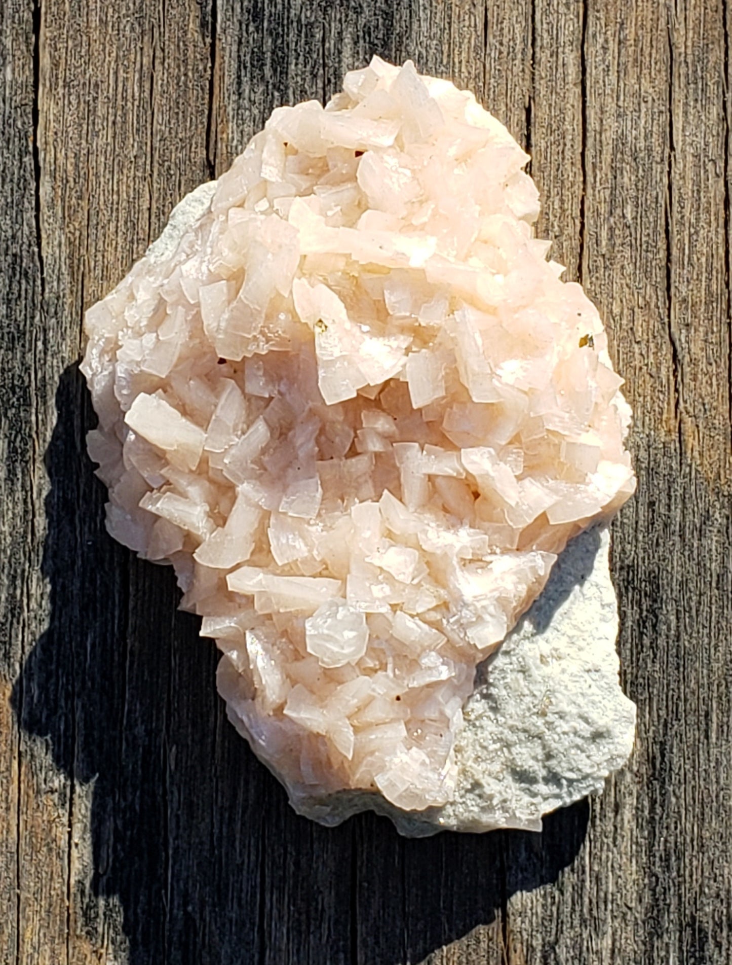 Pink Dolomite with Chalcopyrite Specimen SP140