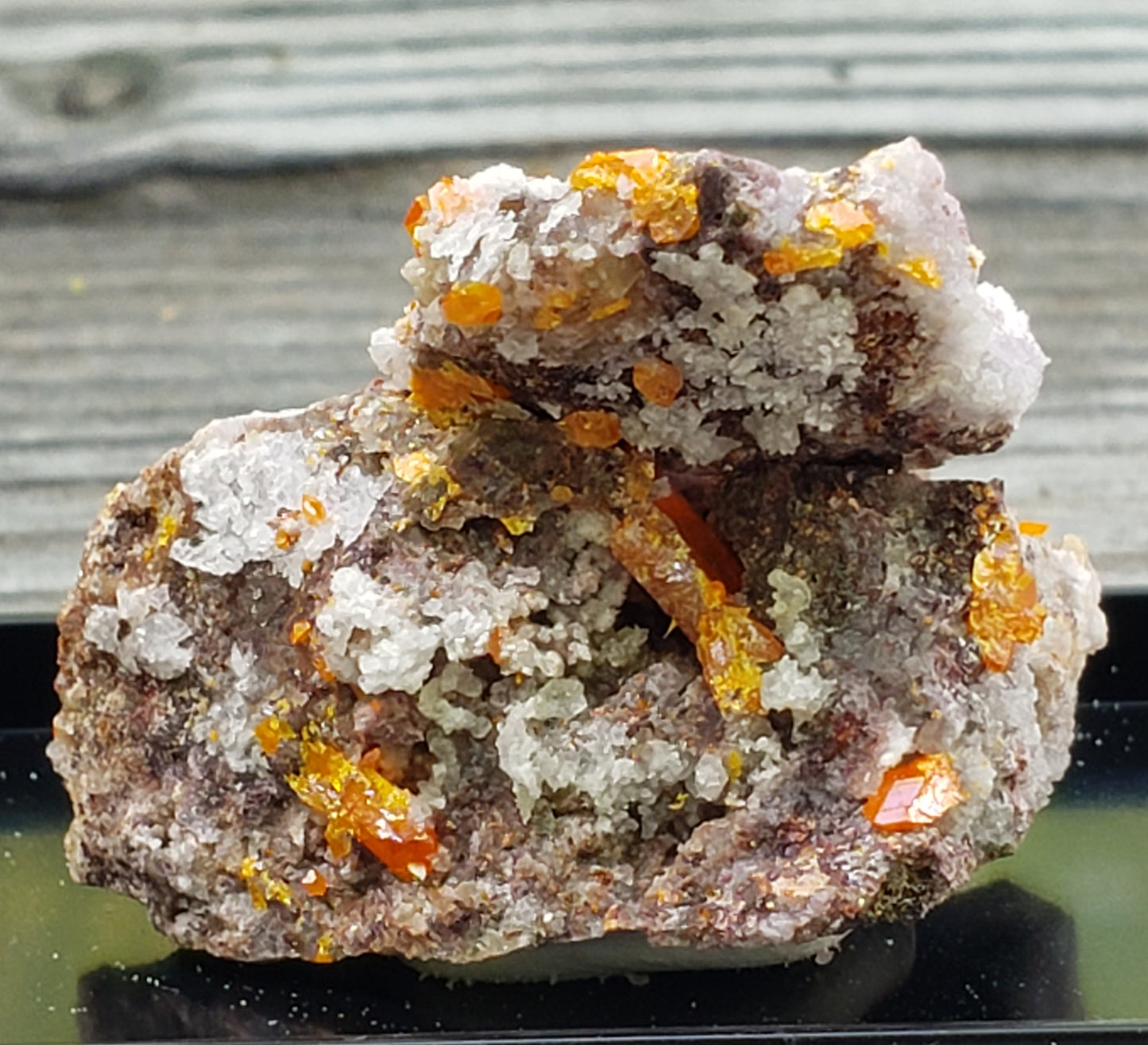 Wulfenite, Red Cloud Mine Arizona, UV Reactive, SP228