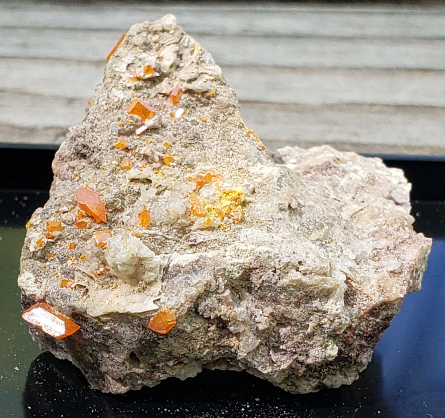 Wulfenite, Red Cloud Mine Arizona, UV Reactive, SP229
