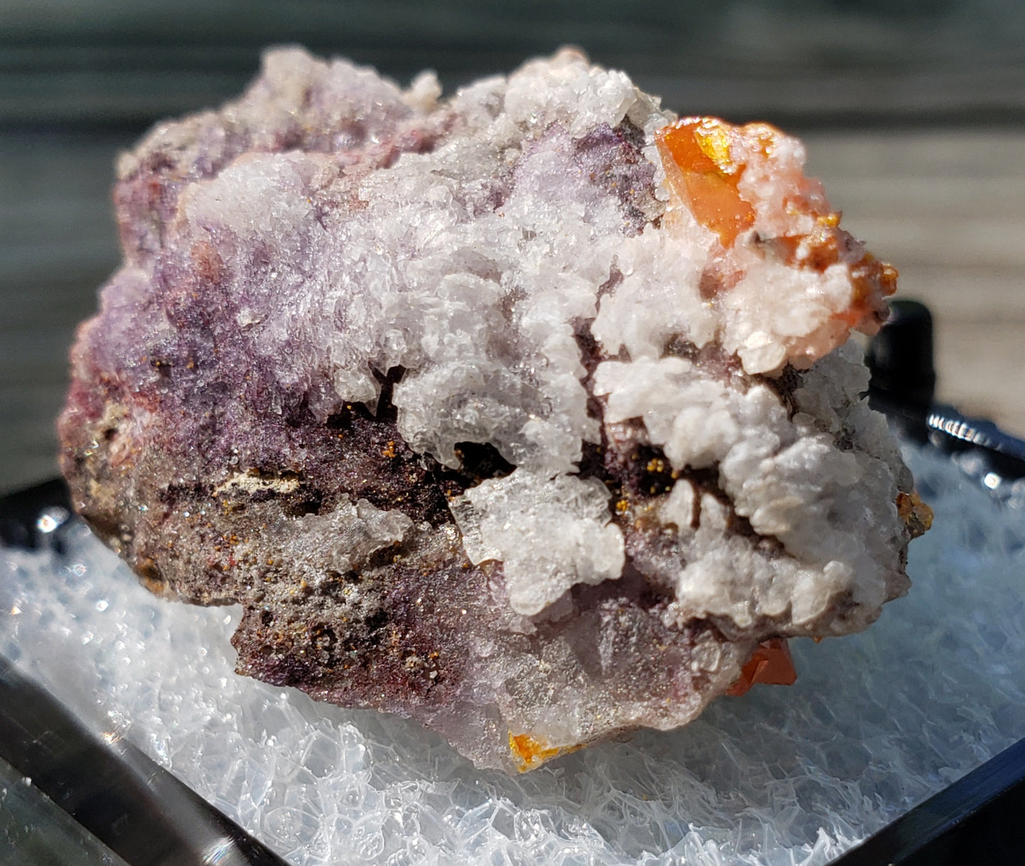 Wulfenite, Red Cloud Mine Arizona, UV Reactive, SP234